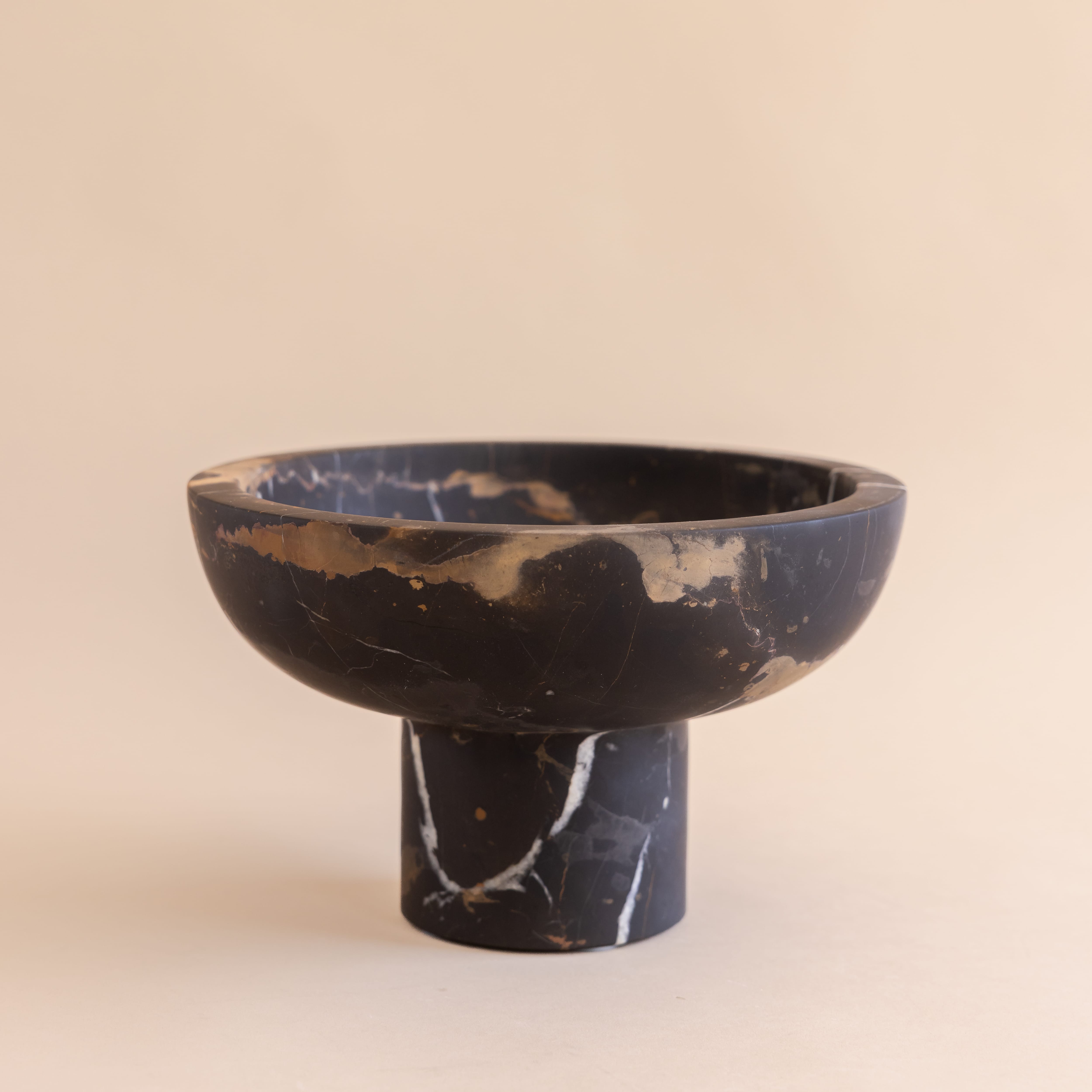 Marble Crafter Serveware Marble Pedestal Bowl