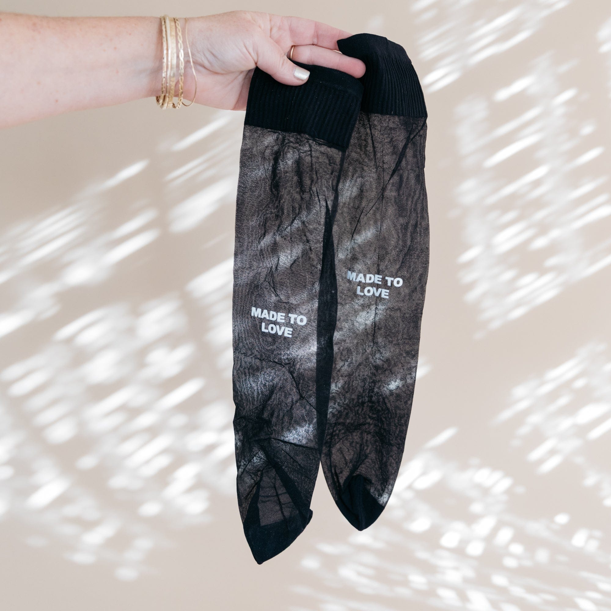 Maria La Rosa Socks Black + White Made to Love Socks by Maria la Rosa