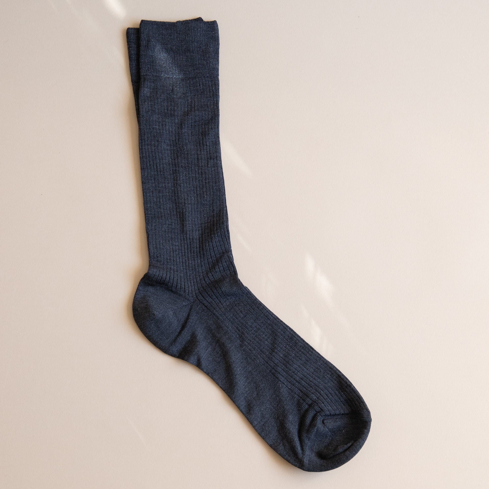 Maria La Rosa Socks Dark Grey Melange Maria La Rosa Men's One Ribbed Socks