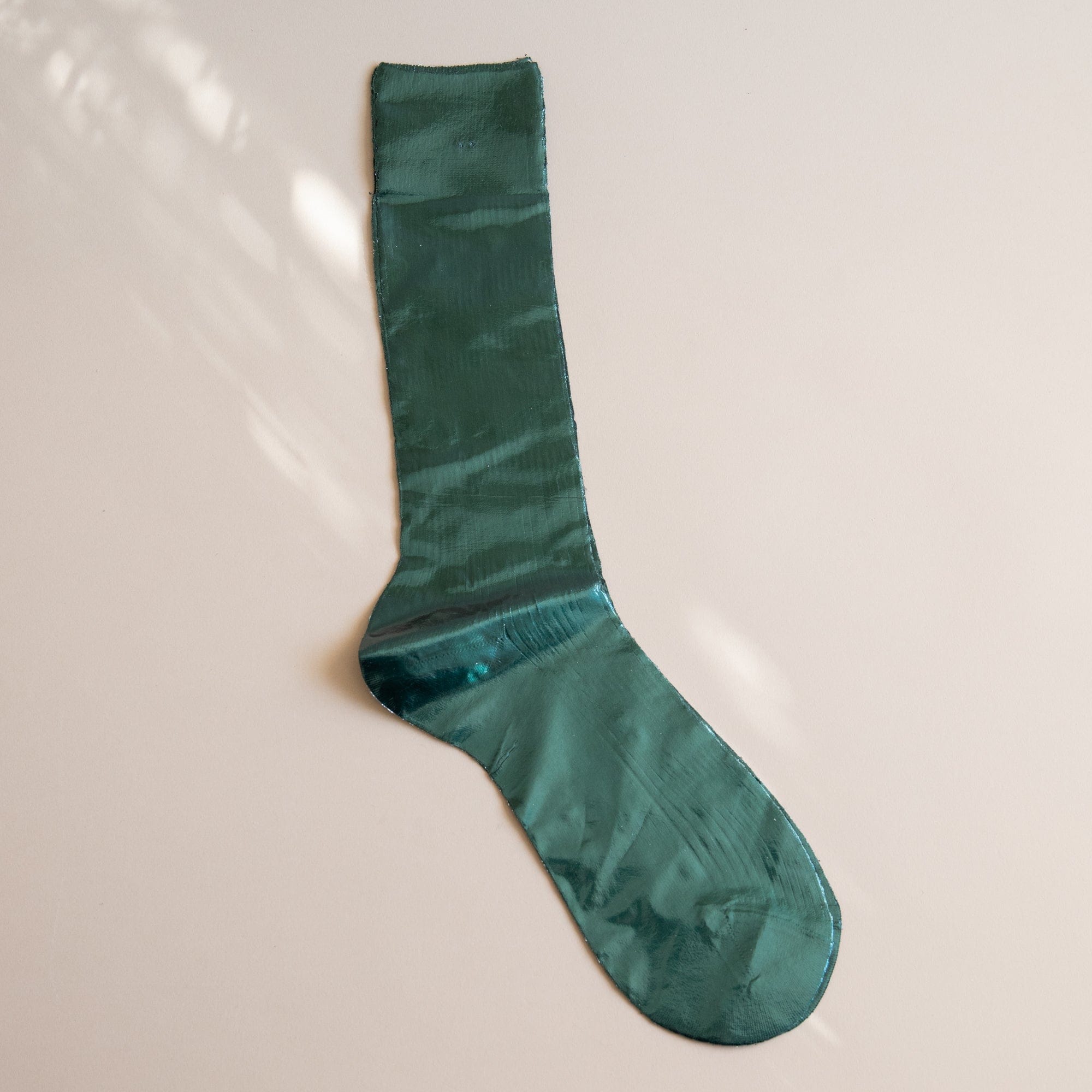 Maria La Rosa Socks Forest Green Maria La Rosa Men's One Ribbed Laminated Socks