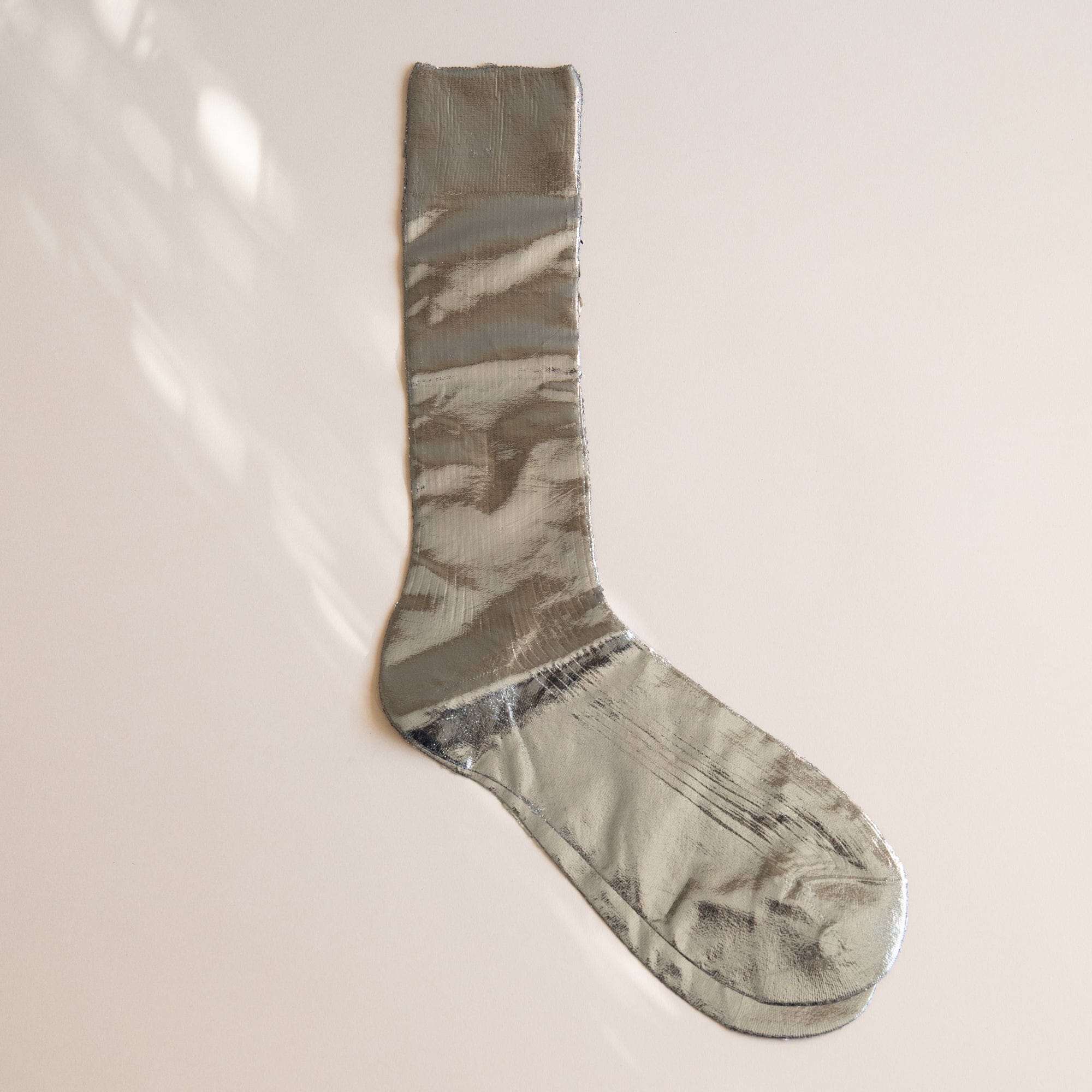 Maria La Rosa Socks Grey Maria La Rosa Men's One Ribbed Laminated Socks