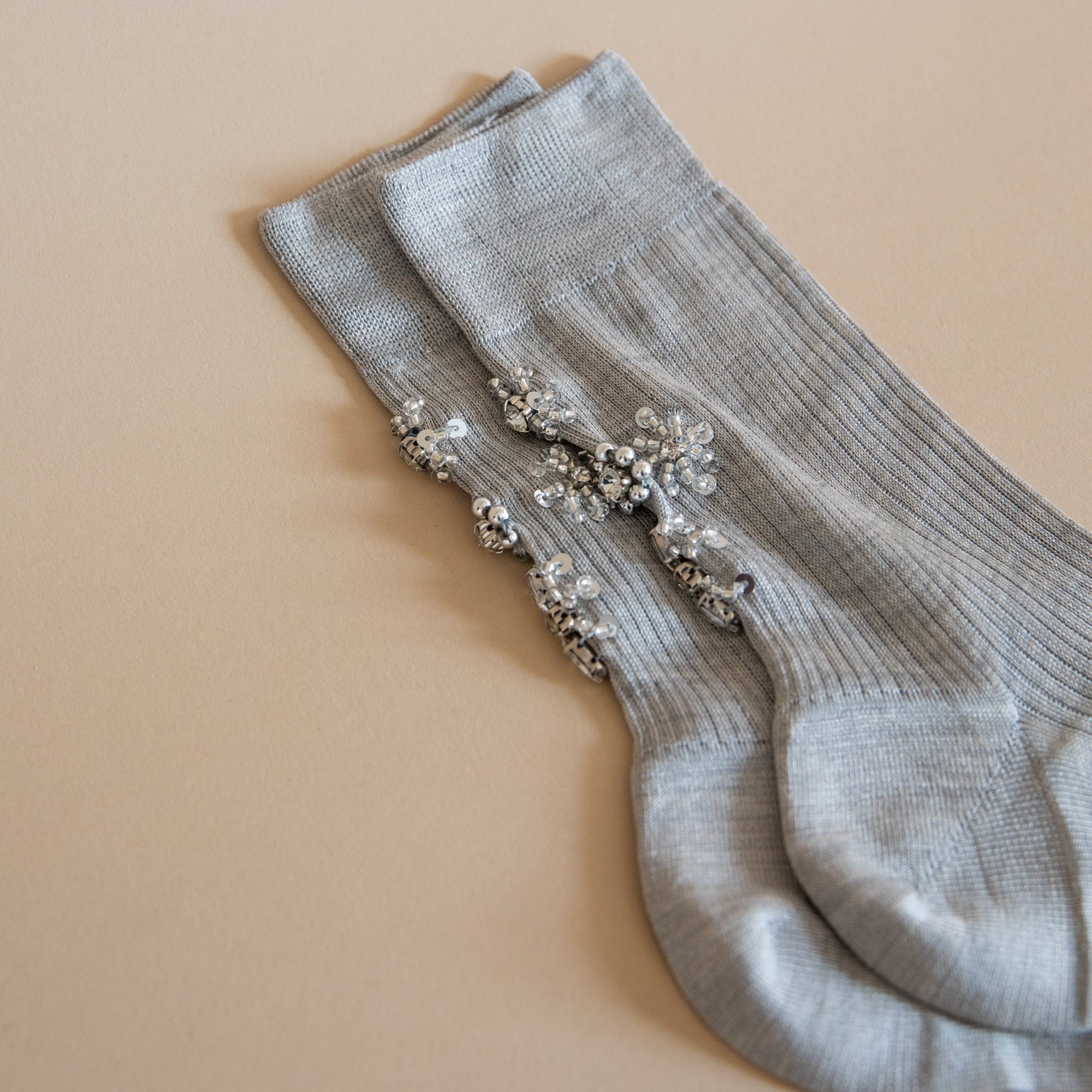 Maria La Rosa Socks Light Grey Constellation Socks by Maria La Rosa