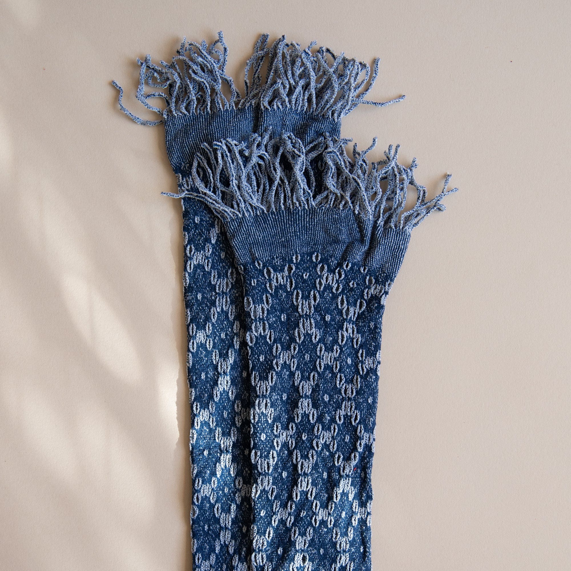 Maria La Rosa Socks Navy Pattern Socks by Maria La Rosa