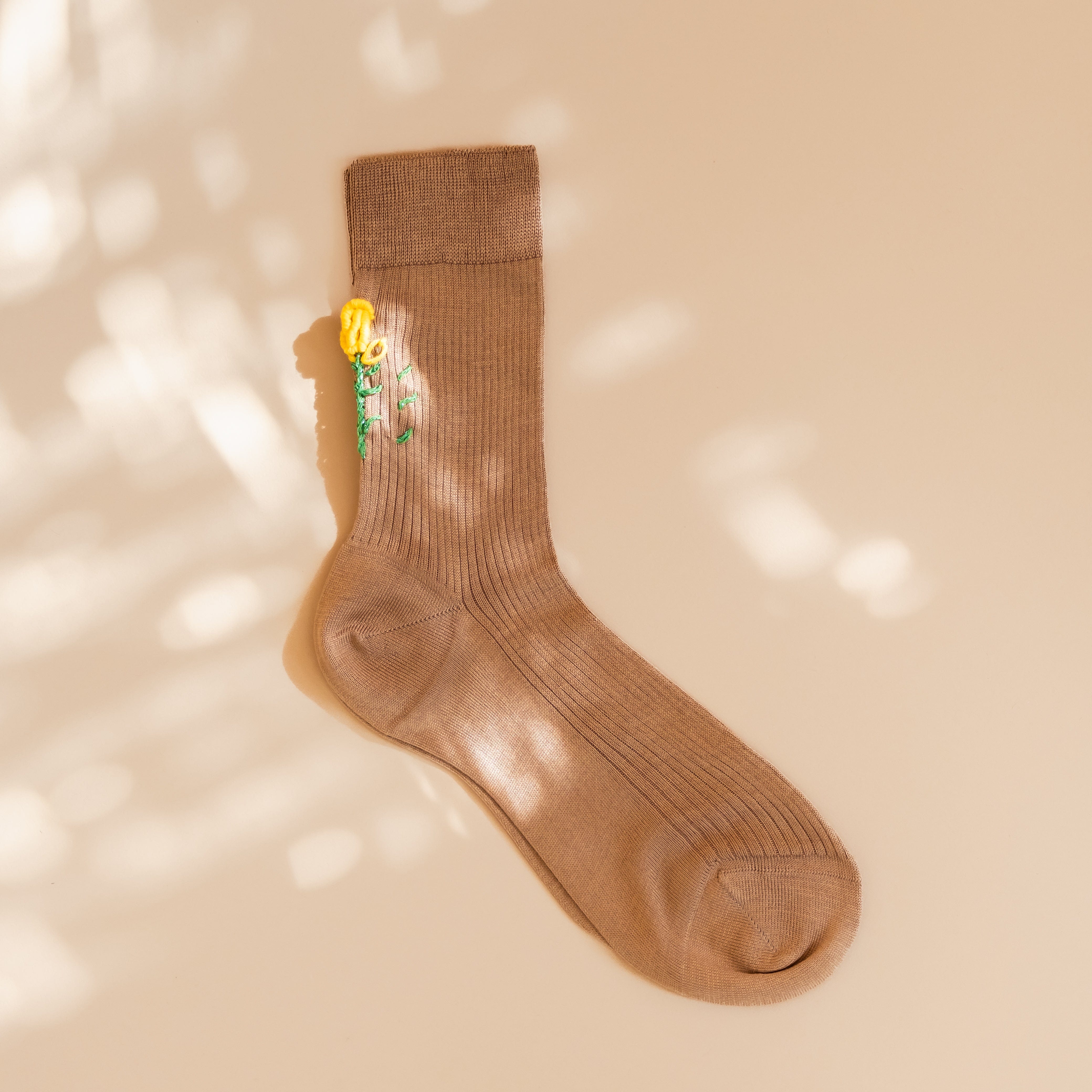 Maria La Rosa Socks Nocciola Maria La Rosa Bloom Socks