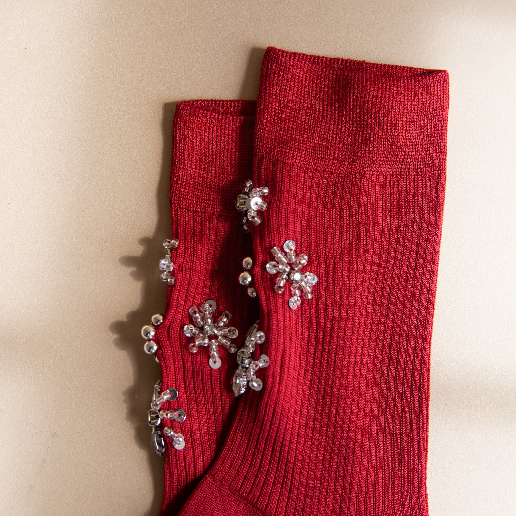 Maria La Rosa Socks Red Constellation Socks by Maria La Rosa