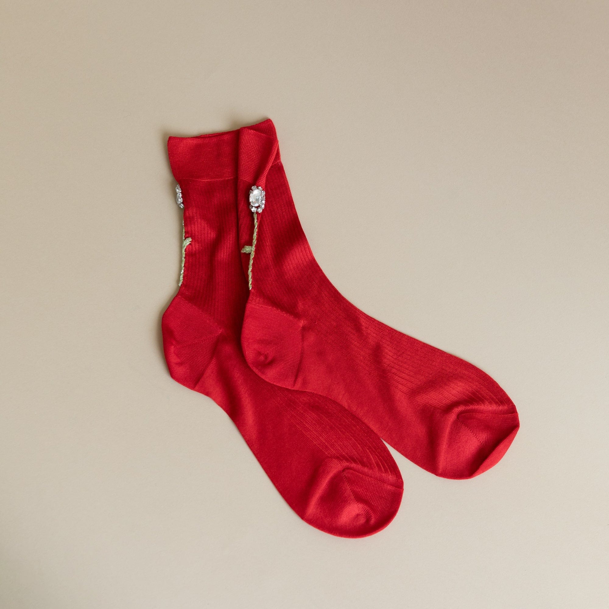 Maria La Rosa Socks Red Leonora Socks by Maria La Rosa