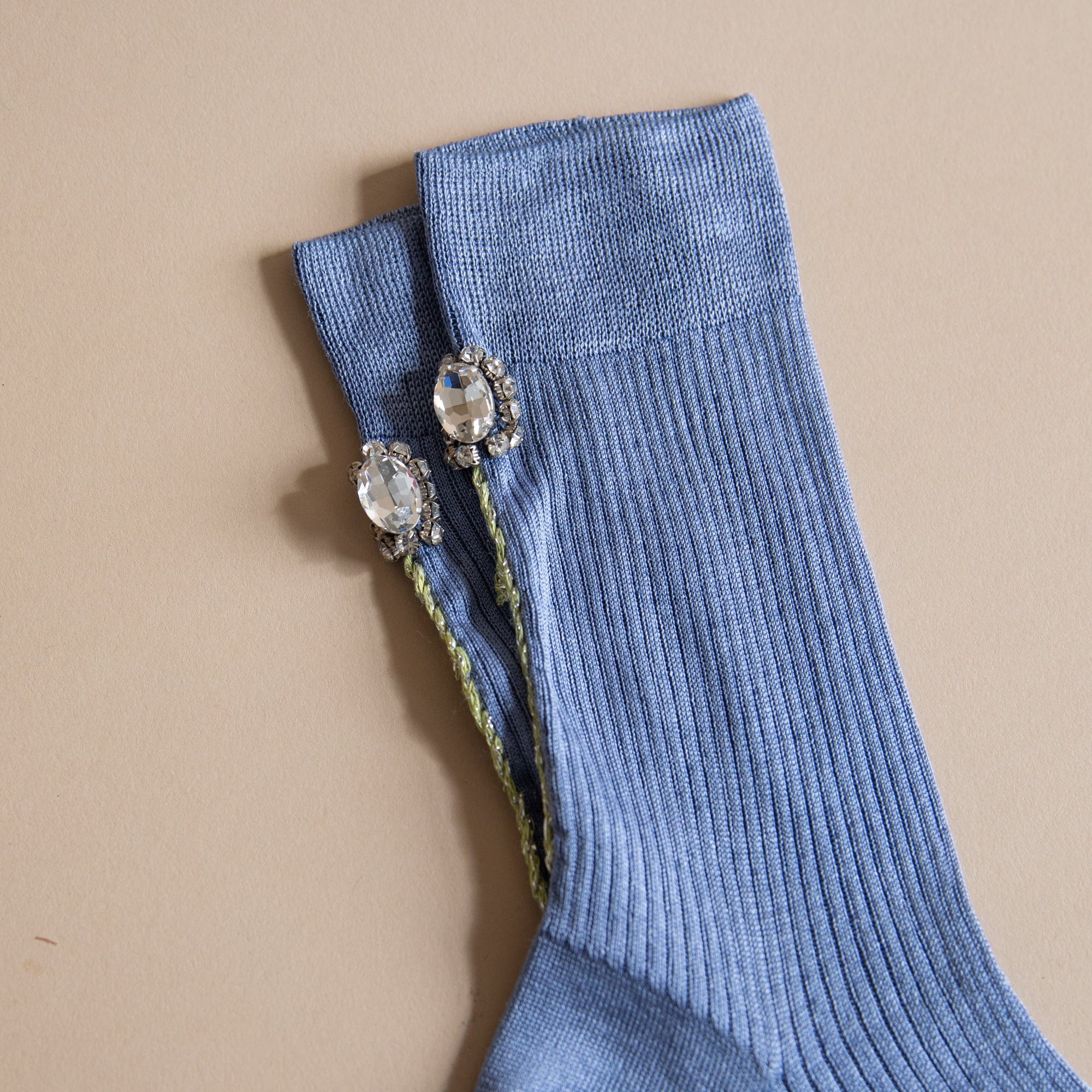 Maria La Rosa Socks Sky Blue Leonora Socks by Maria La Rosa