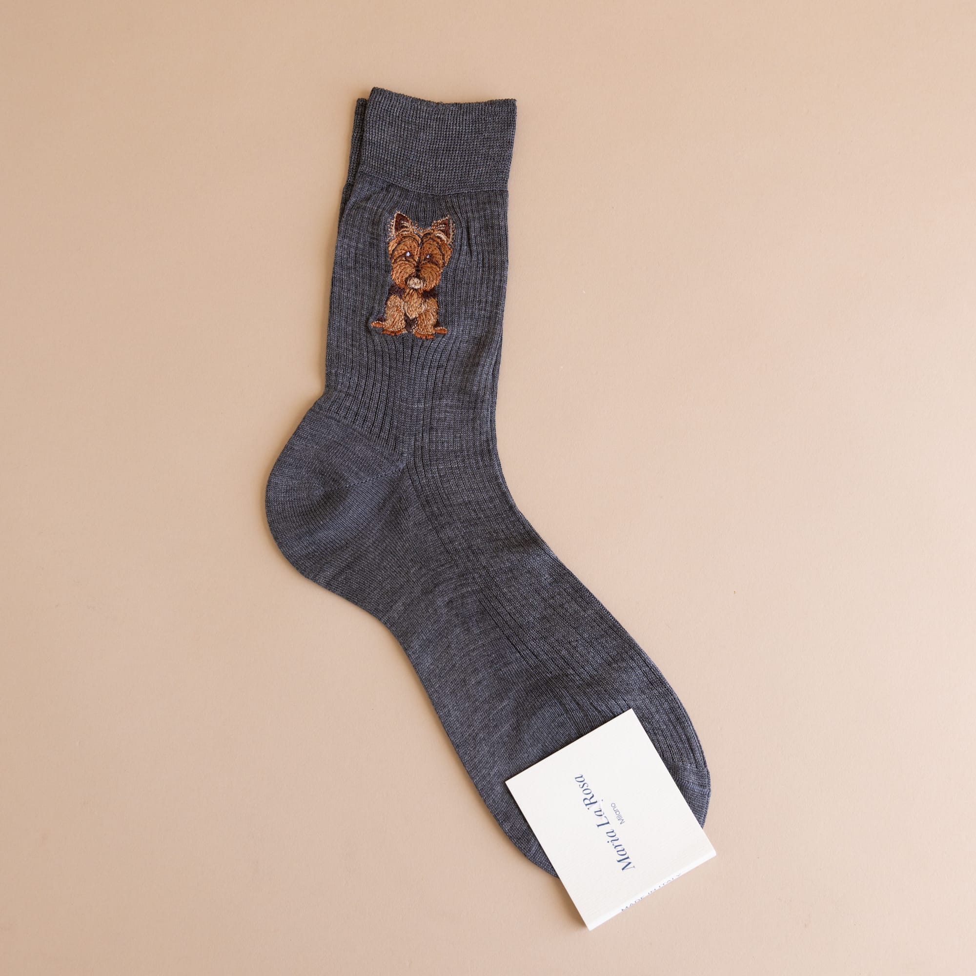 Maria La Rosa Socks Terrier / Grey Melange Maria La Rosa Doggy Socks