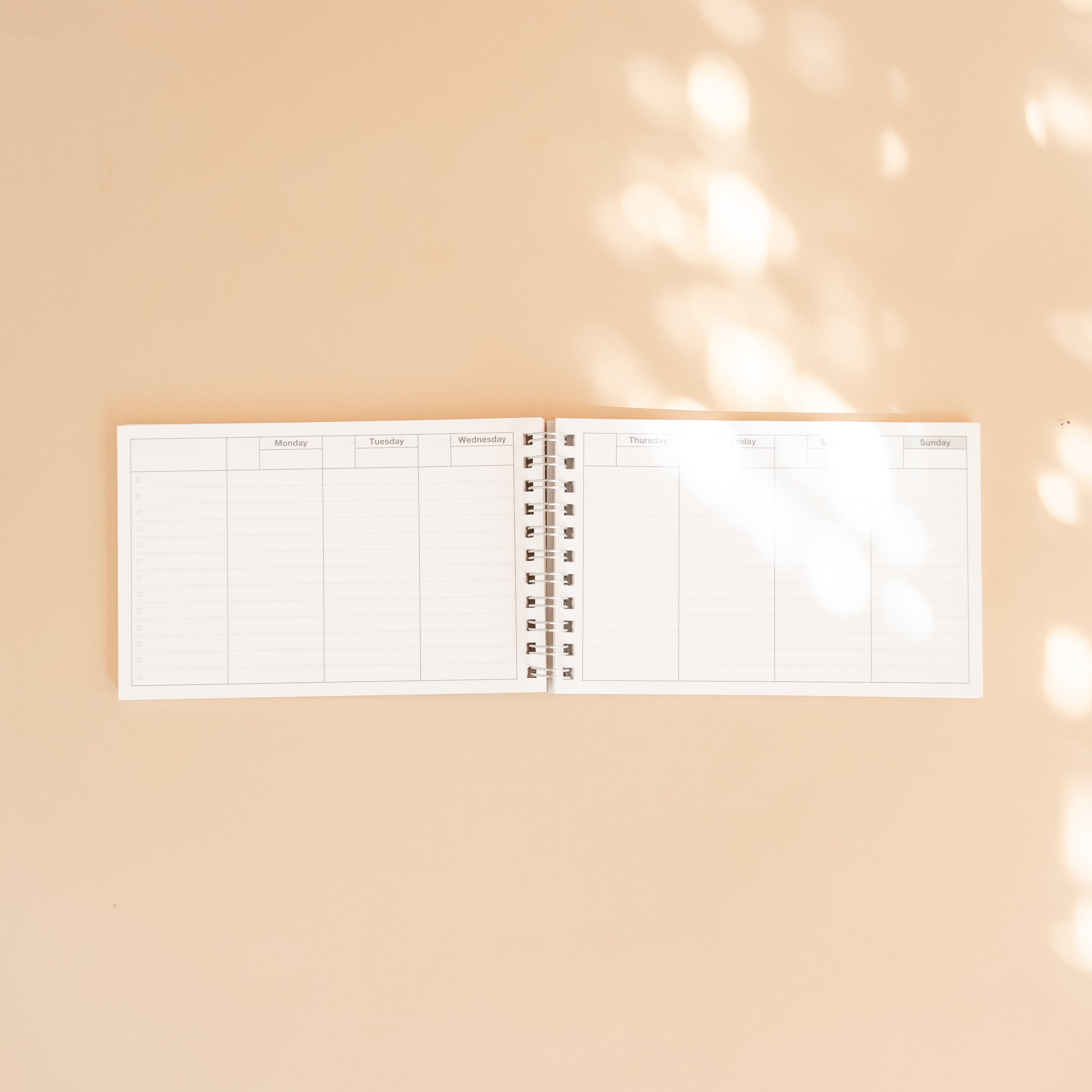 MARK'S Inc. Stationery + Notebooks Weekly Schedule