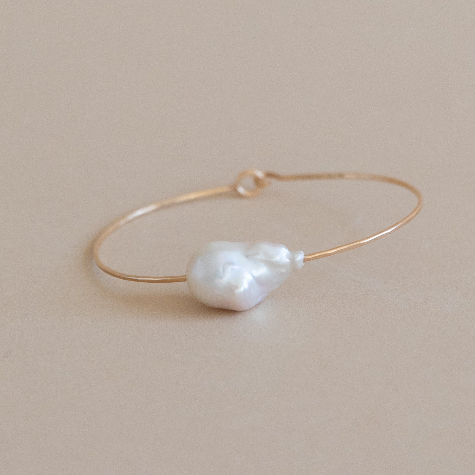 Mary MacGill Bracelets Cuff Bracelet in Baroque Pearl by Mary MacGill