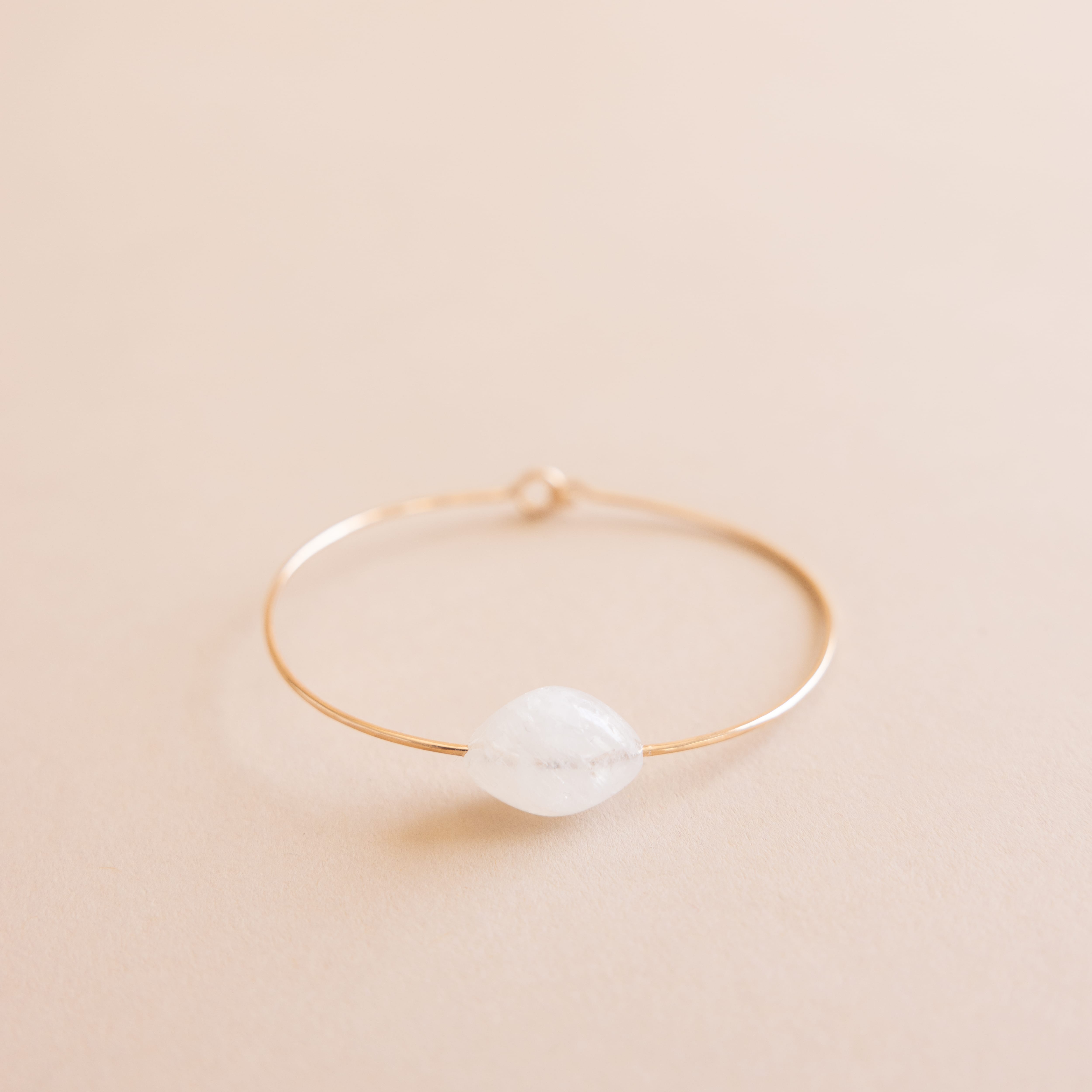 Mary MacGill Bracelets Stone Cuff Bracelet by Mary MacGill