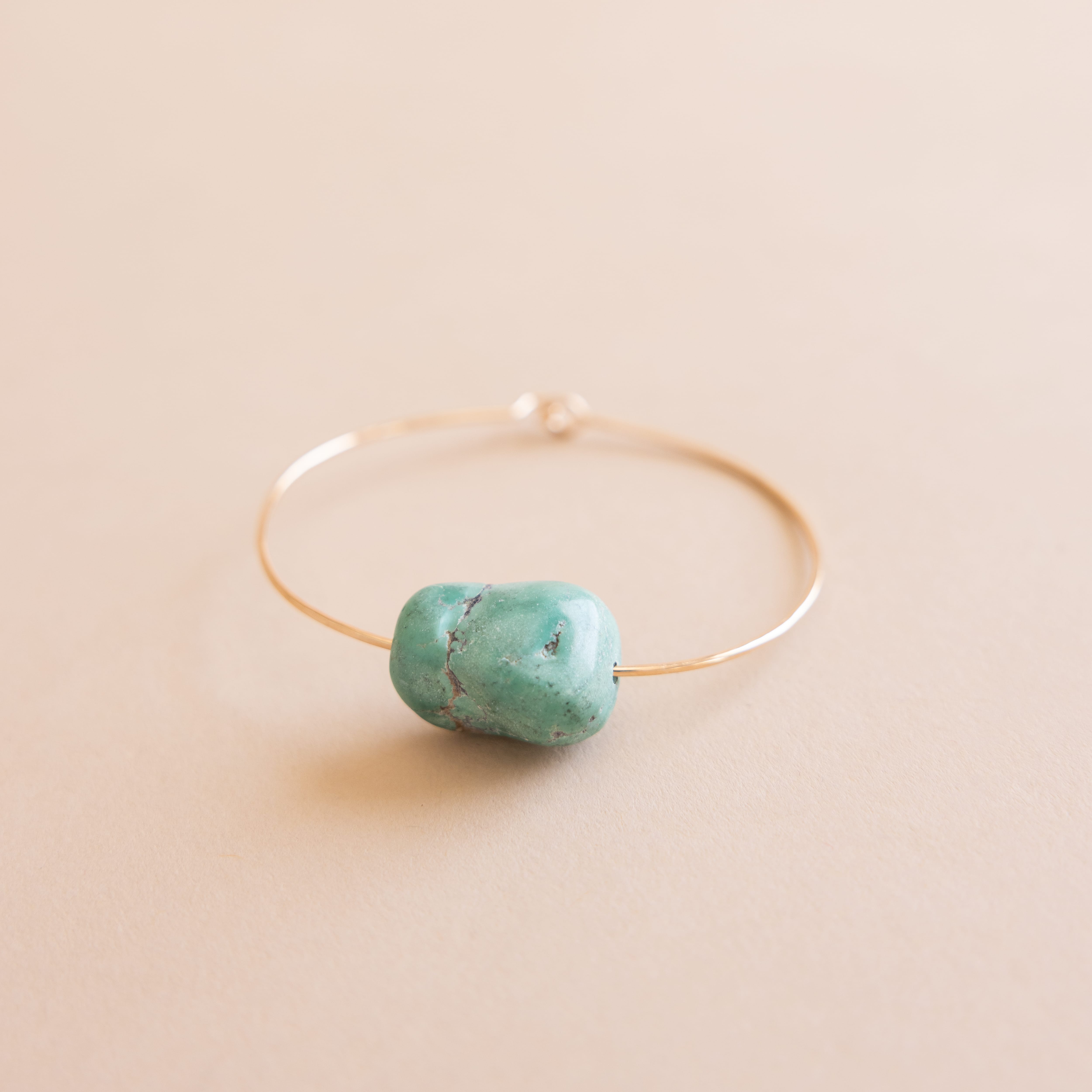 Mary MacGill Bracelets Stone Cuff Bracelet by Mary MacGill