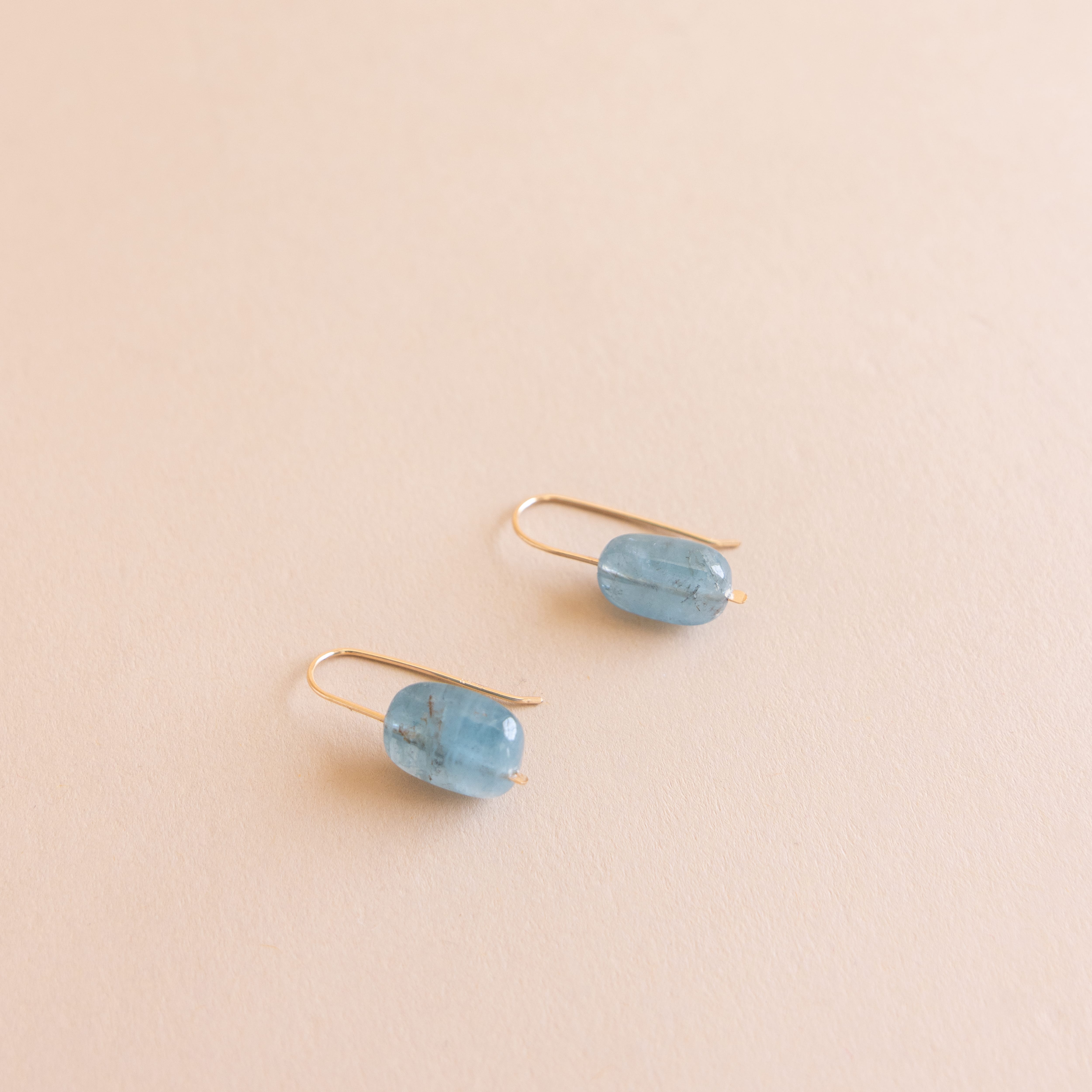 Mary MacGill Earrings Aquamarine Drop Earrings by Mary MacGill