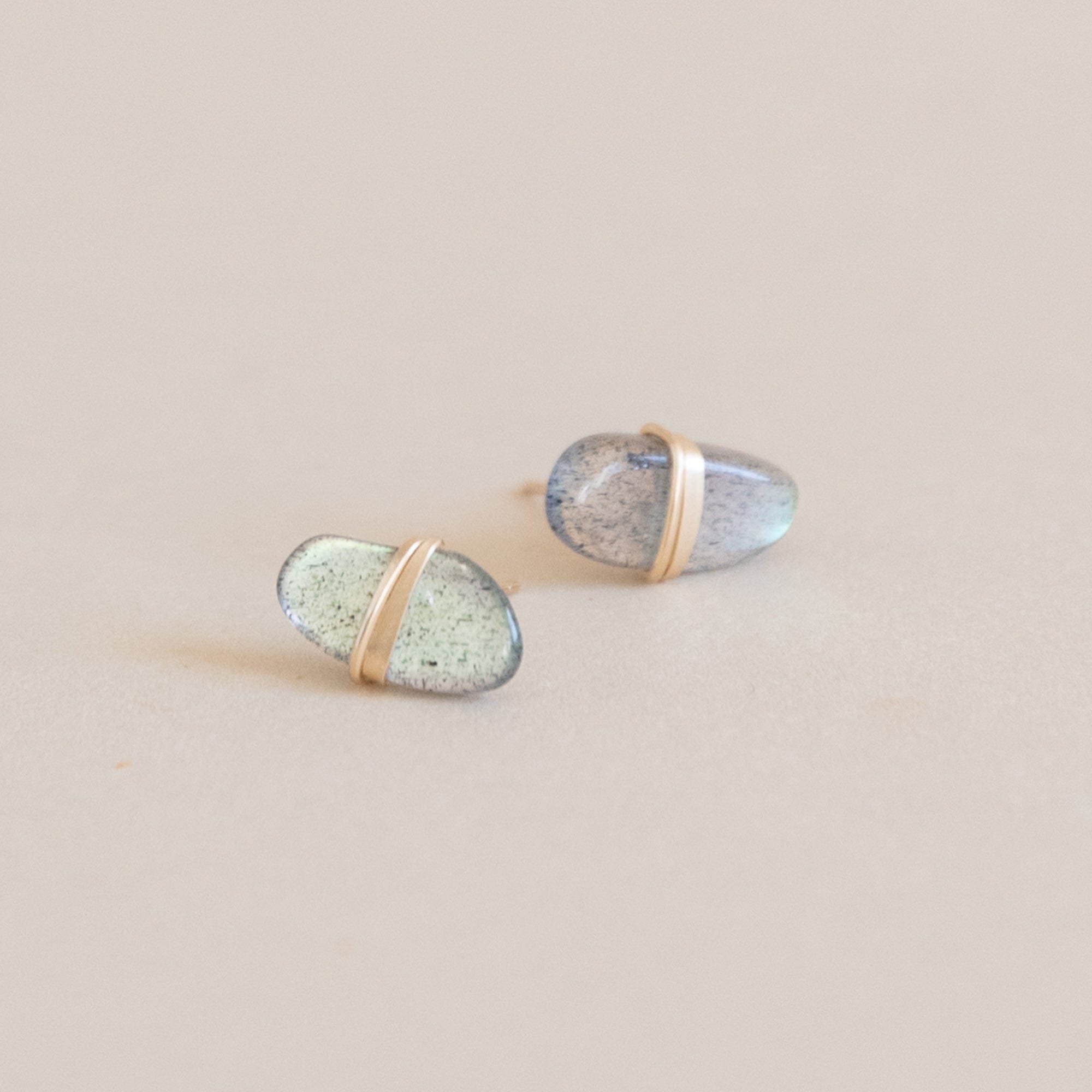 Mary MacGill Earrings Labradorite Studs