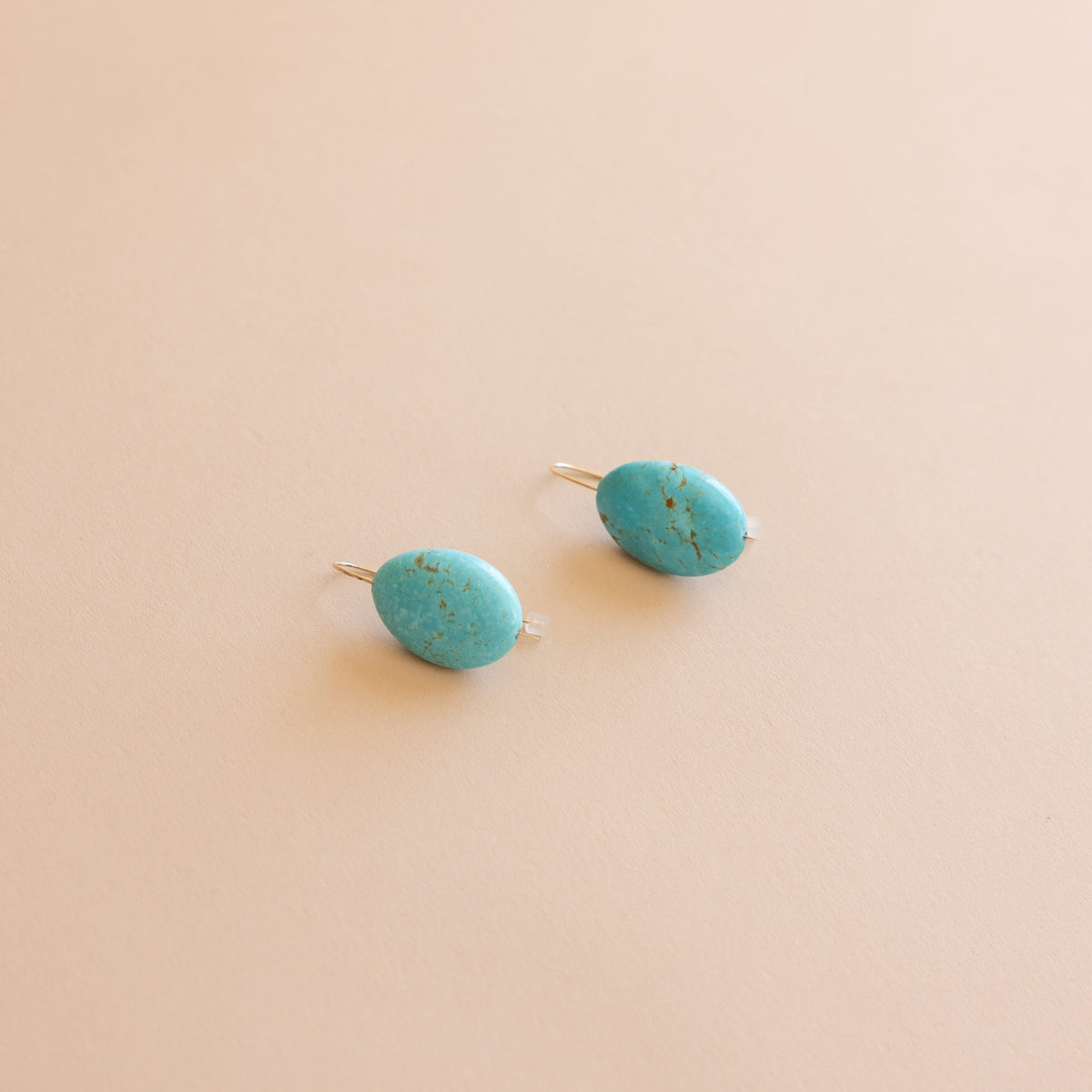 Mary MacGill Earrings Large Turquoise Drop Earrings by Mary MacGill