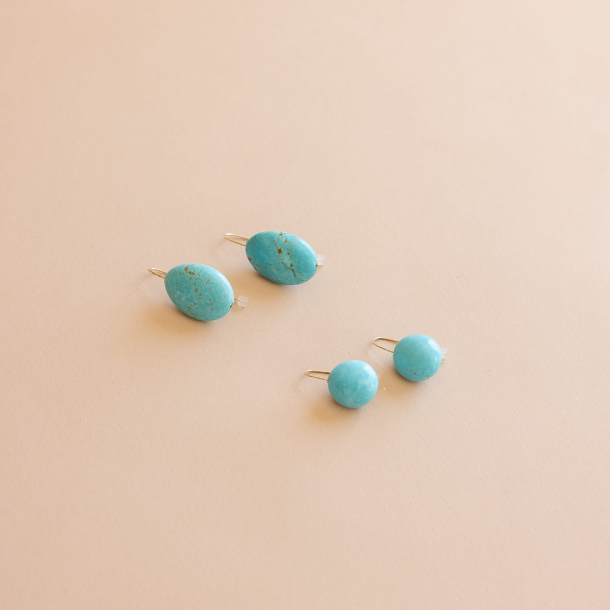 Mary MacGill Earrings Turquoise Drop Earrings by Mary MacGill