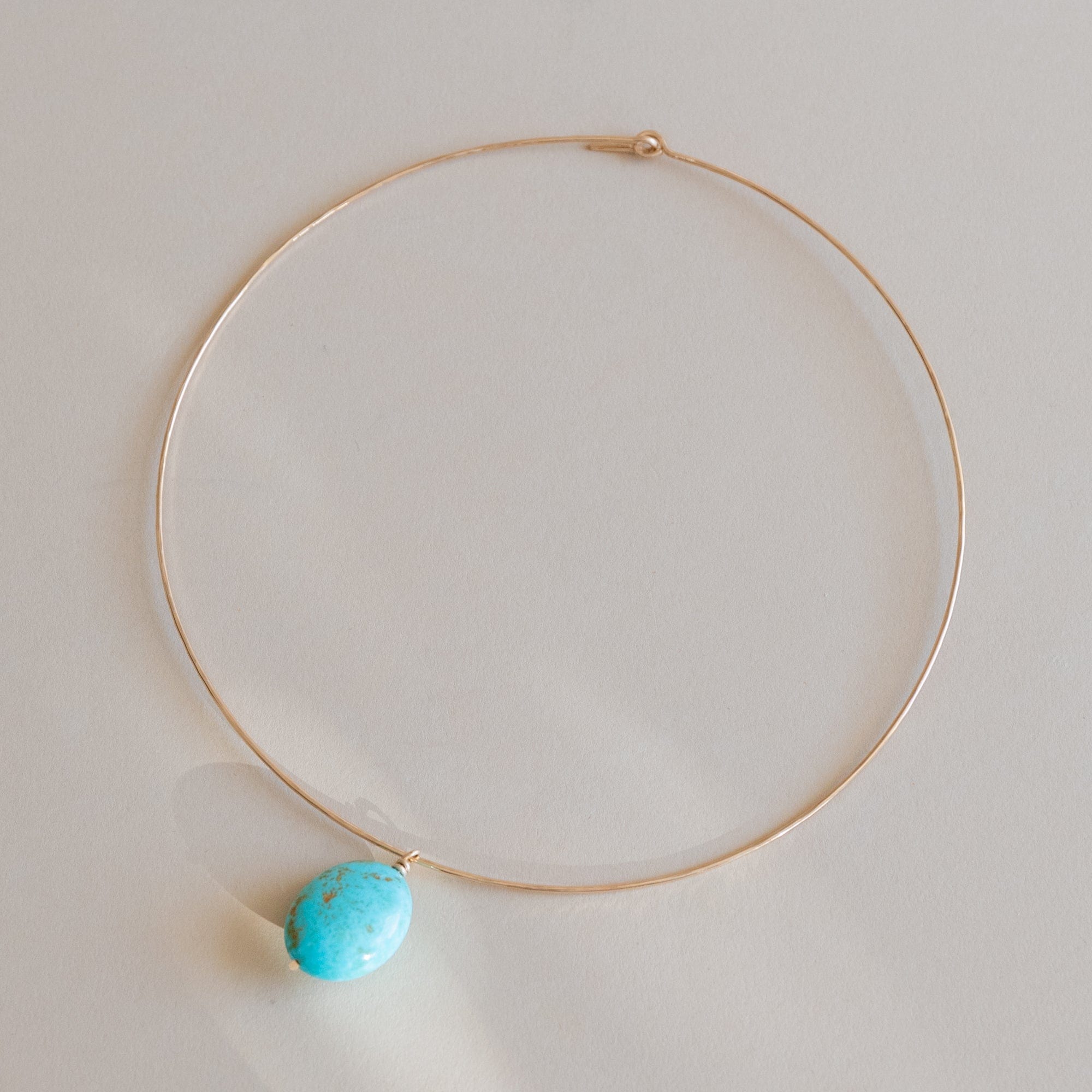 Mary MacGill Necklaces Turquoise Drop Choker