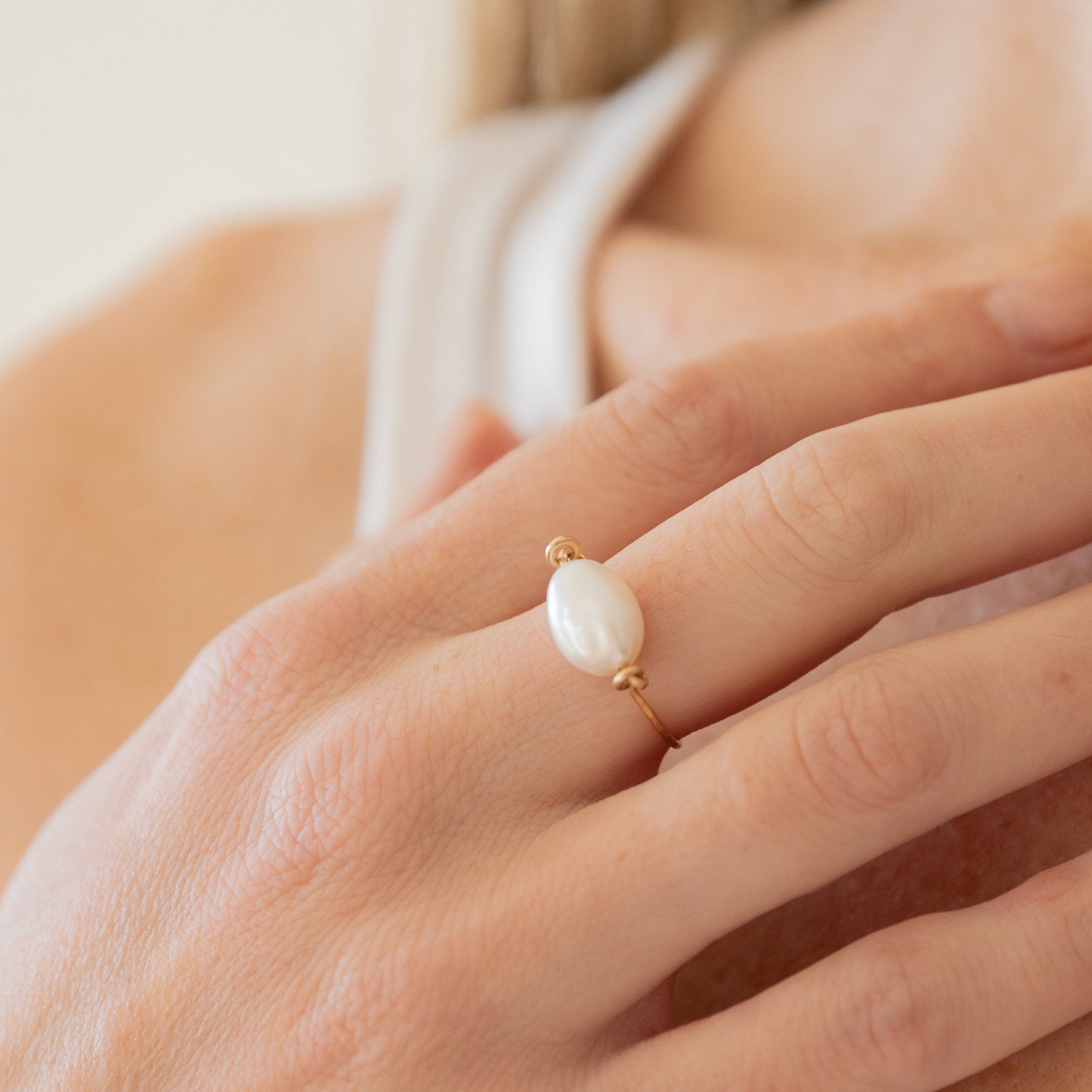 Mary MacGill Rings Baroque Pearl Ring by Mary MacGill