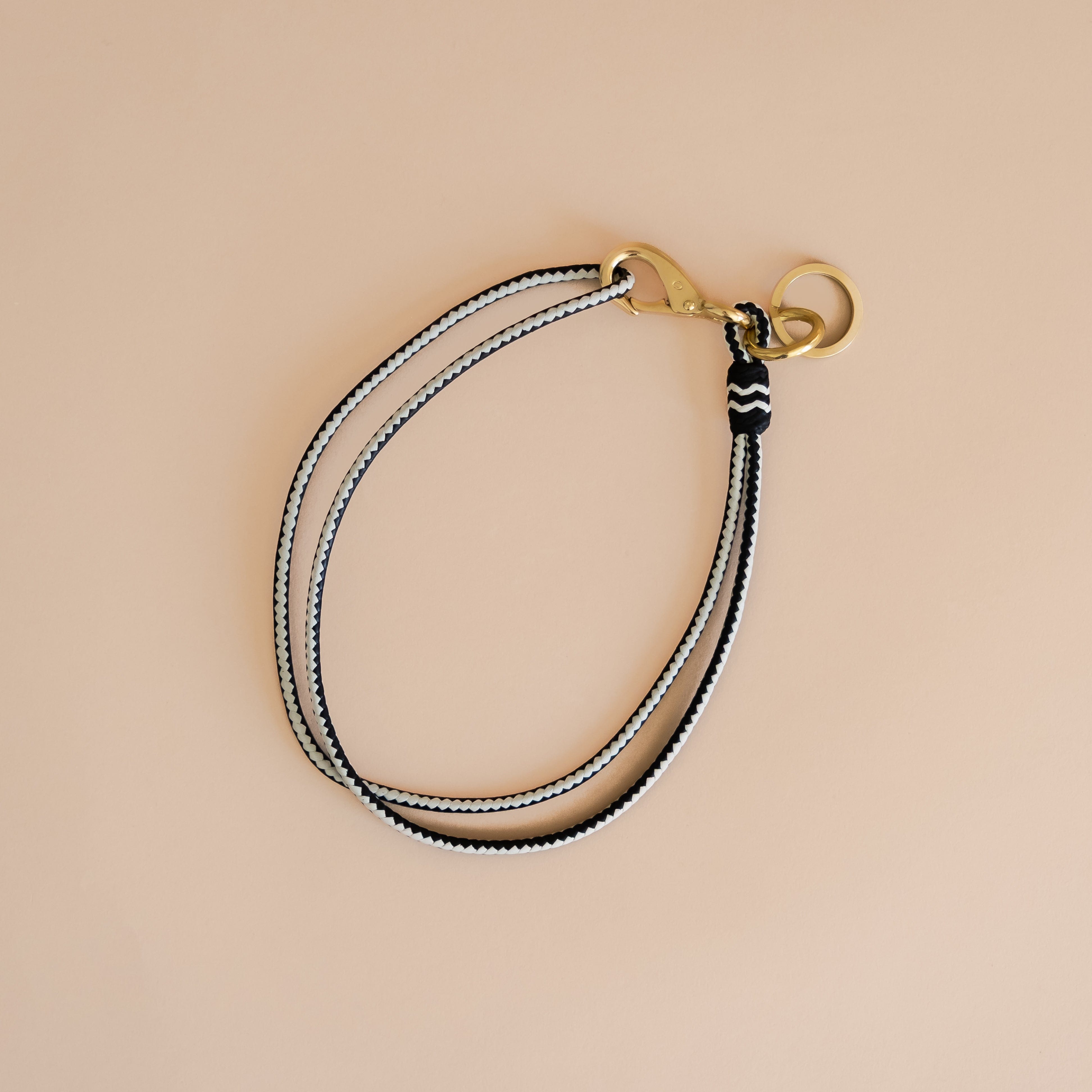 Leather & Brass Key Lanyard