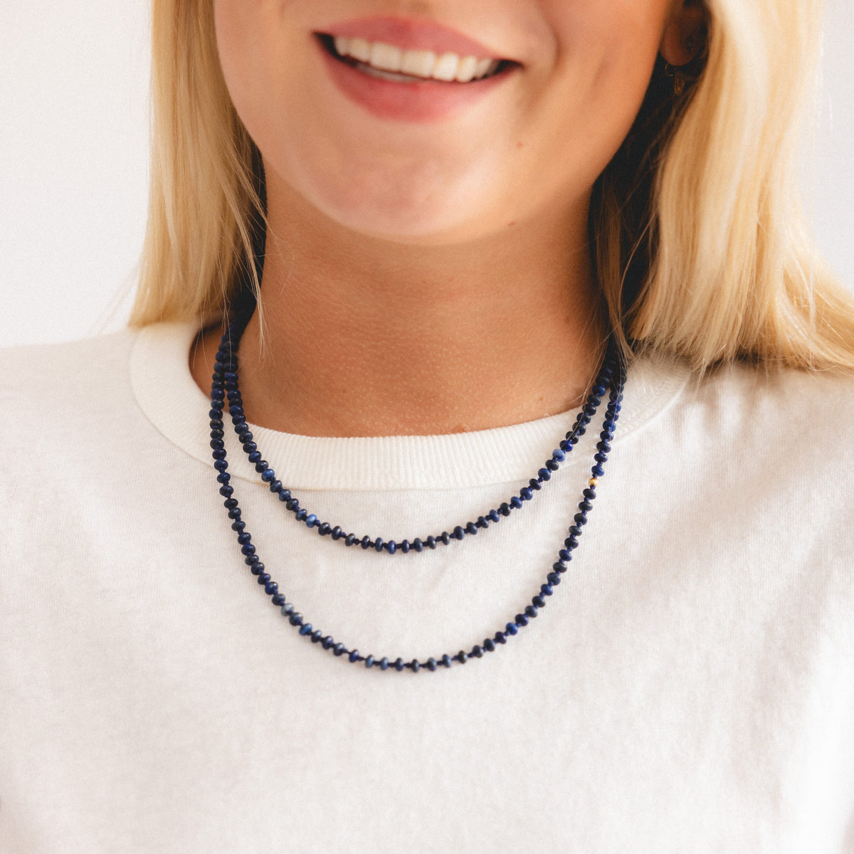 Matthew Ready Necklaces Beaded Lapis Necklace