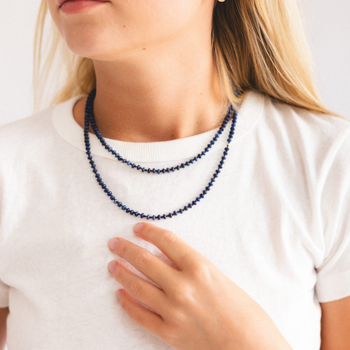 Matthew Ready Necklaces Beaded Lapis Necklace