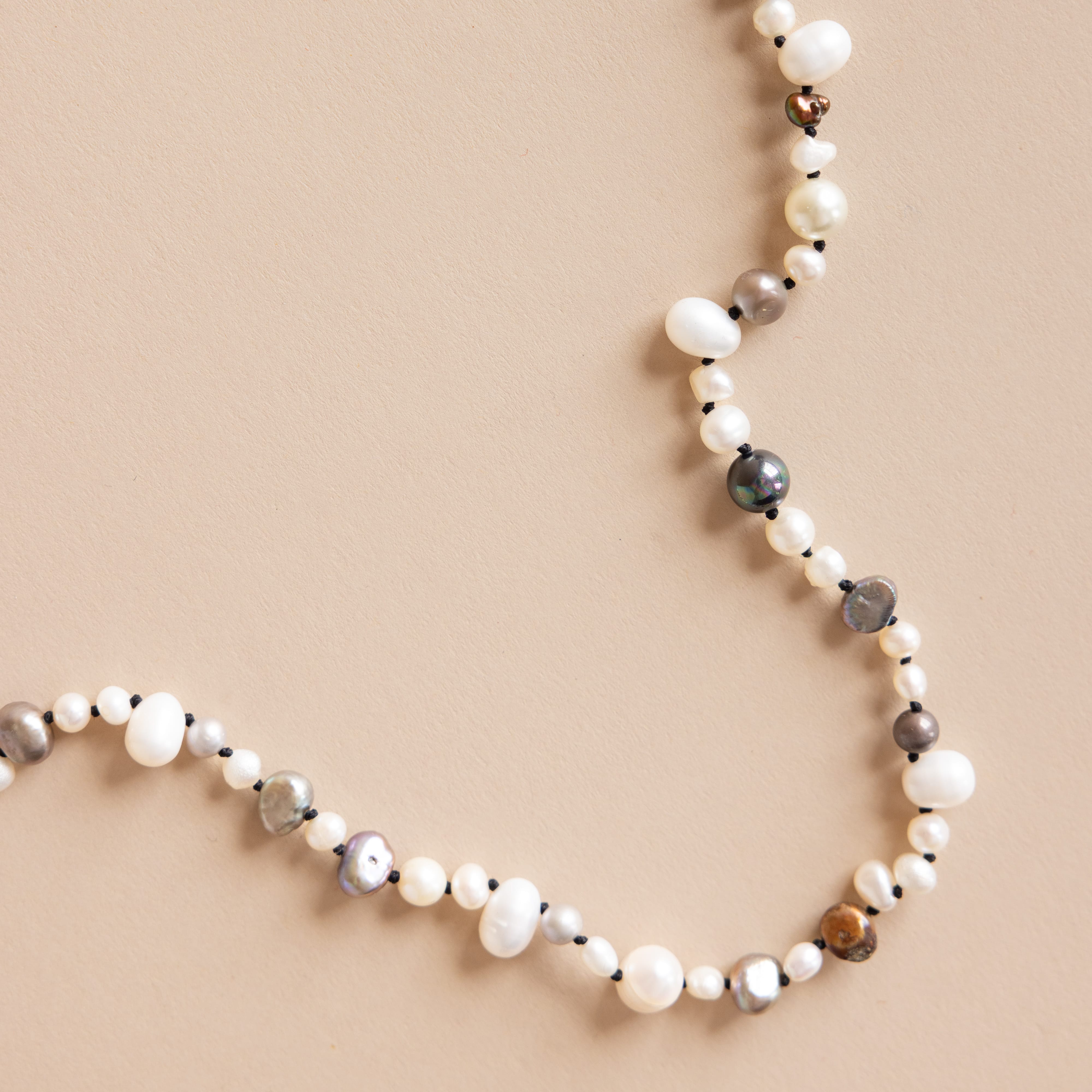 Matthew Ready Necklaces Beaded Mixed Cultured Pearl Necklace