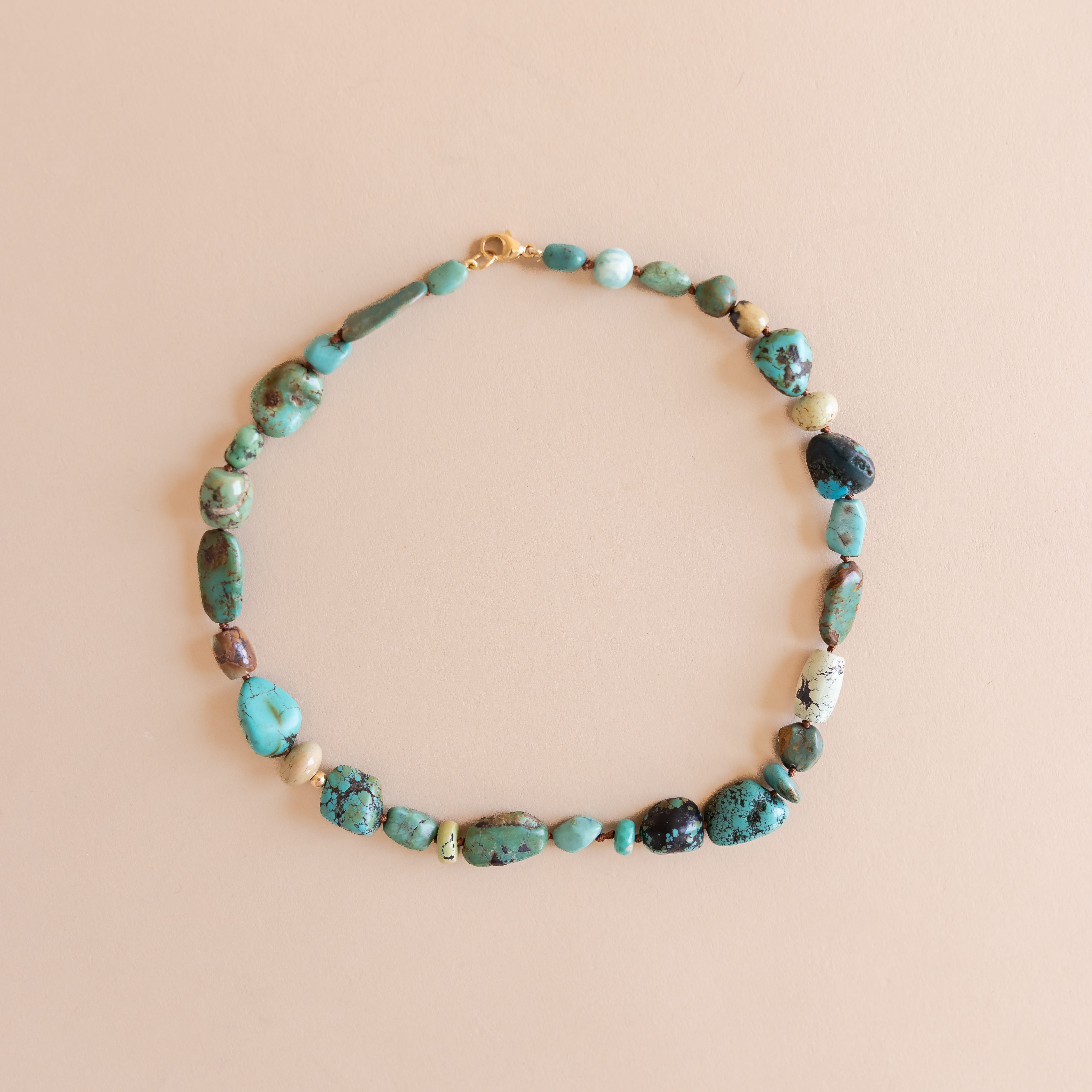 Matthew Ready Necklaces Beaded Mixed Turquoise Necklace
