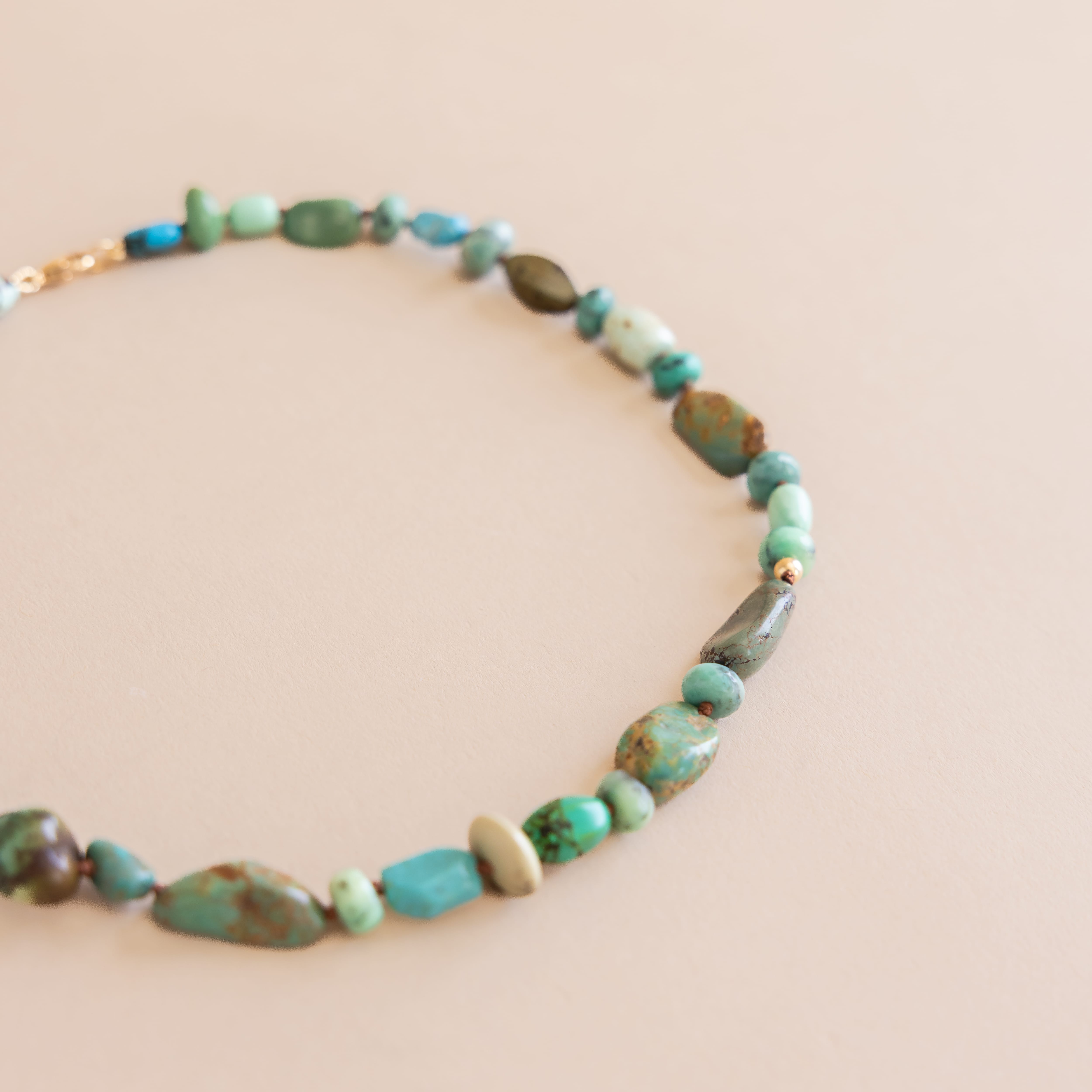 Matthew Ready Necklaces Beaded Mixed Turquoise Necklace