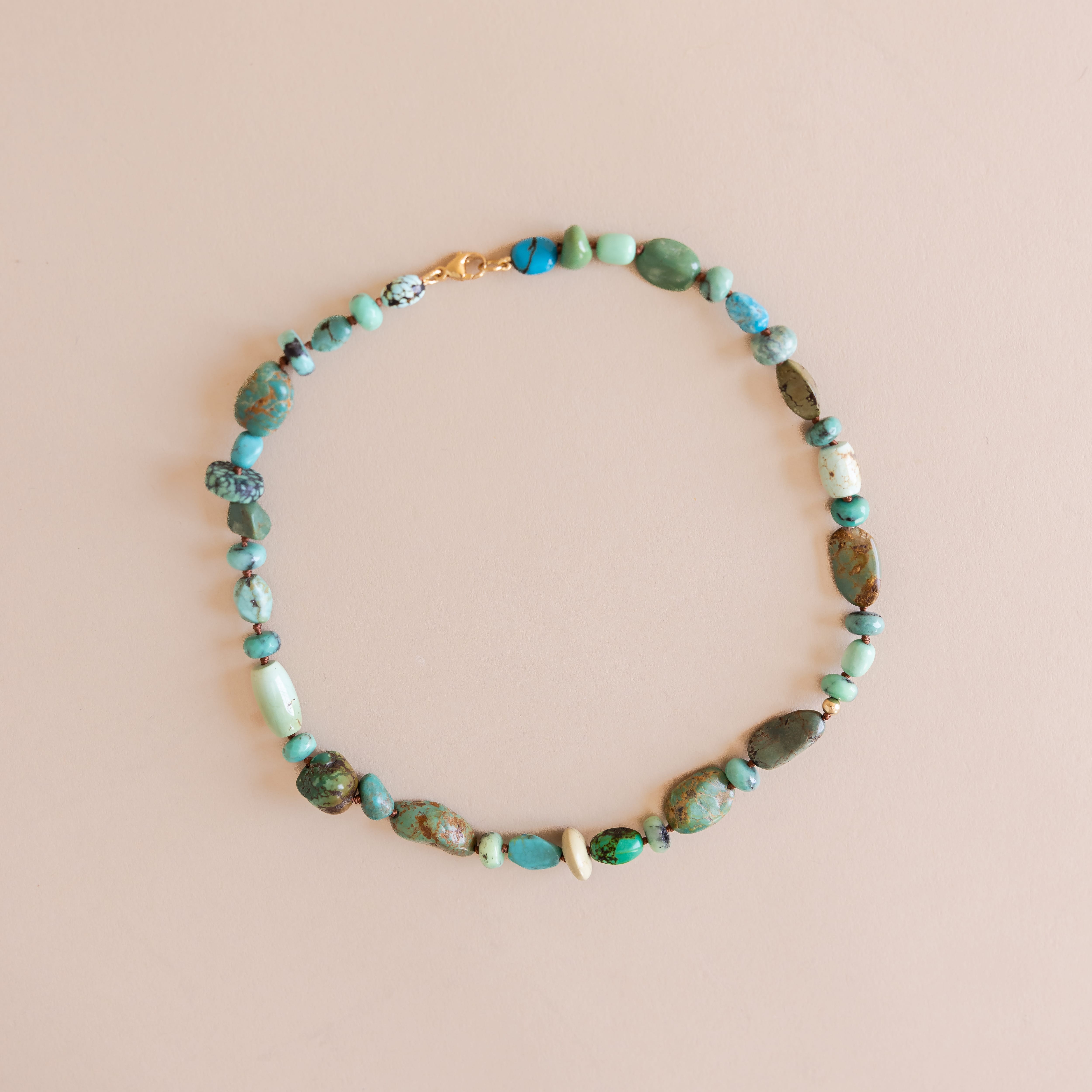 Matthew Ready Necklaces Beaded Mixed Turquoise Necklace