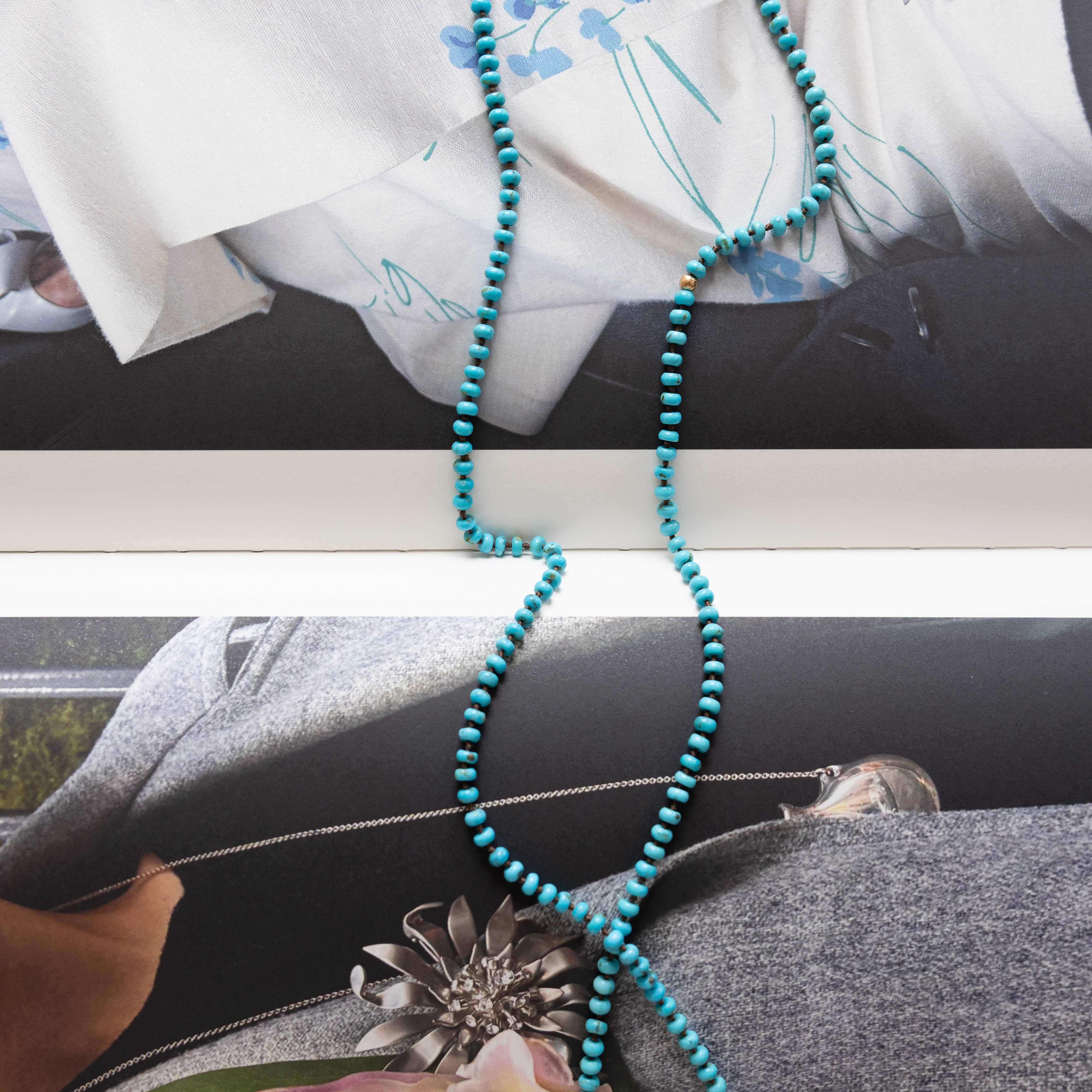 Matthew Ready Necklaces Beaded Sleeping Beauty Turquoise Necklace