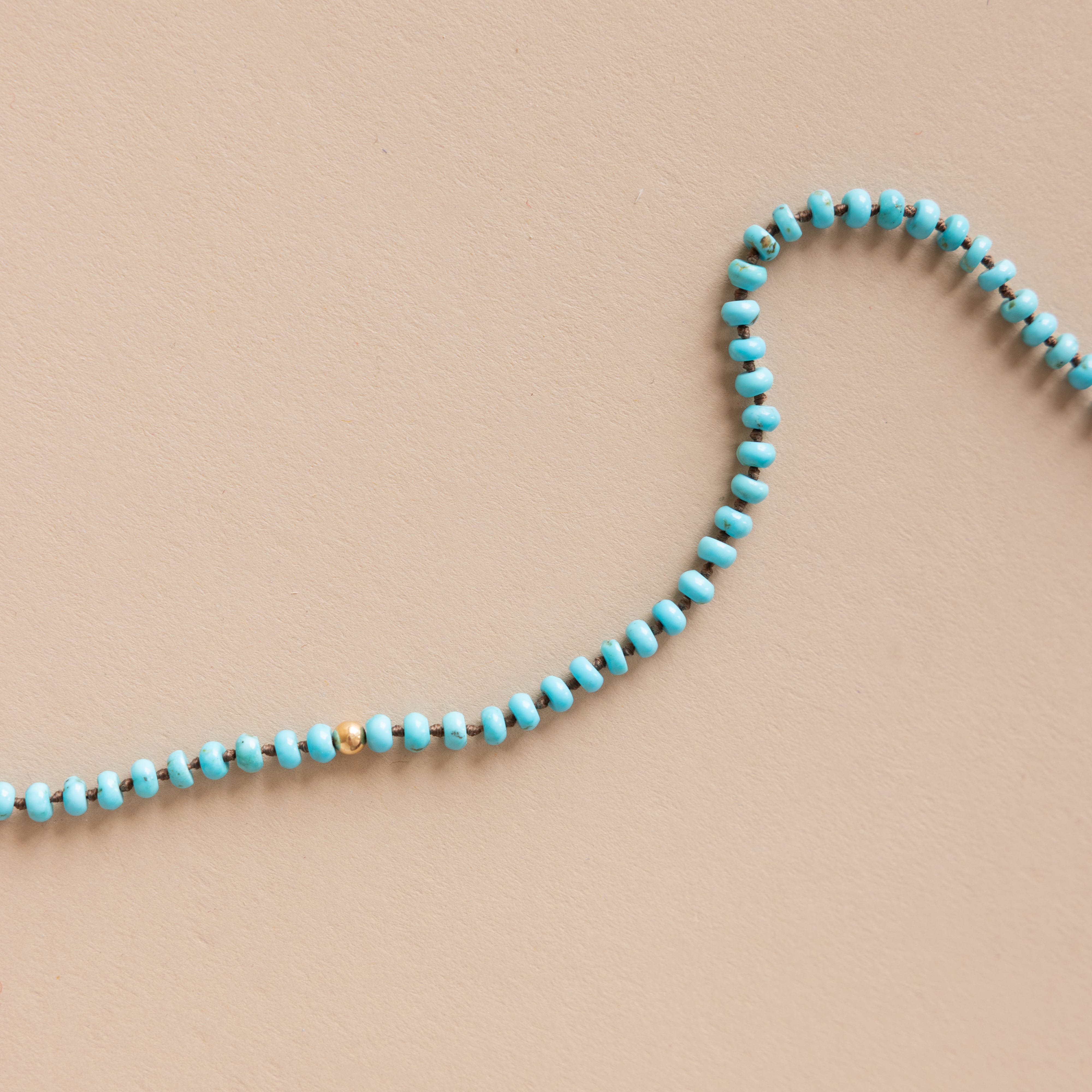 Matthew Ready Necklaces Beaded Sleeping Beauty Turquoise Necklace