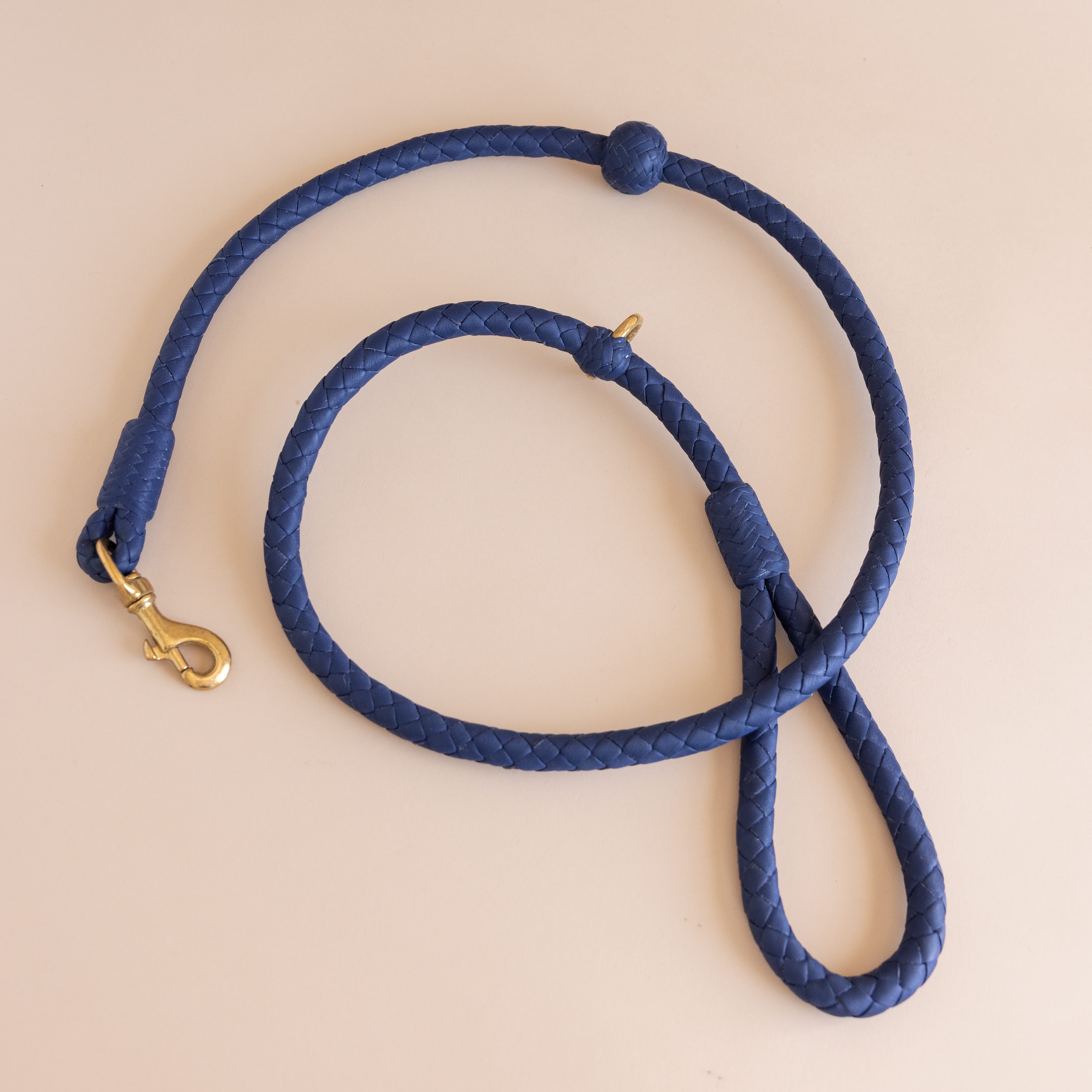 Matthew Ready pet accessories Leather & Brass Dog Leash