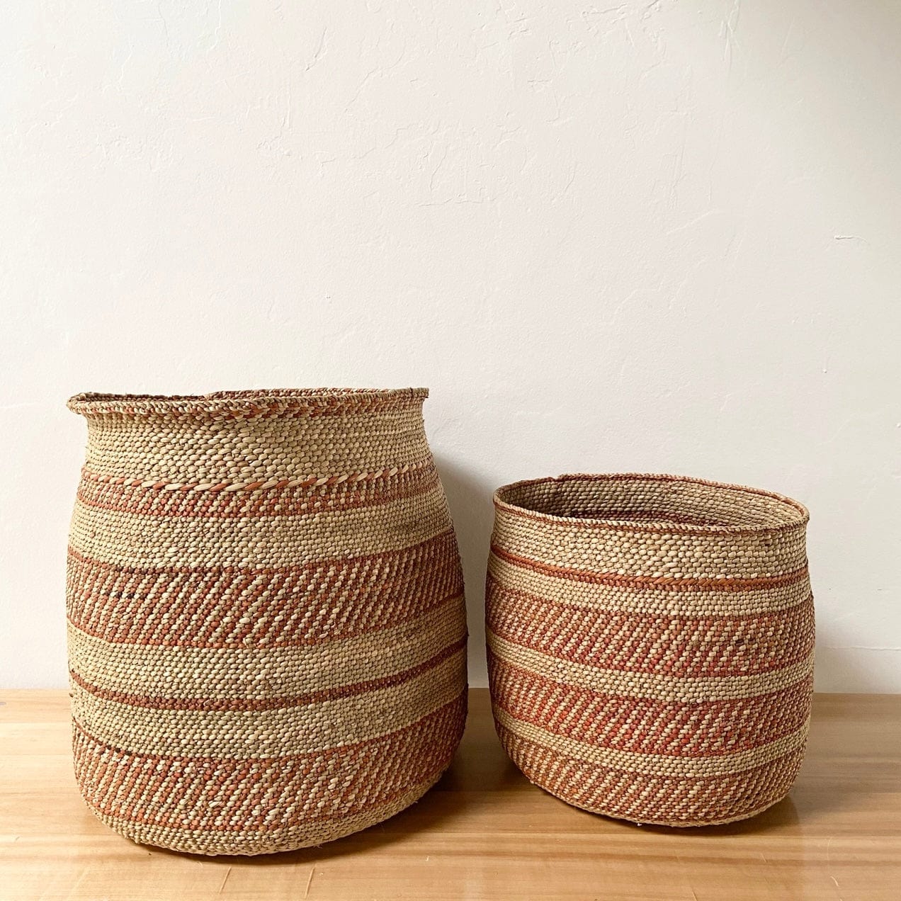 MBare Ltd Baskets Iringa Basket in Striped