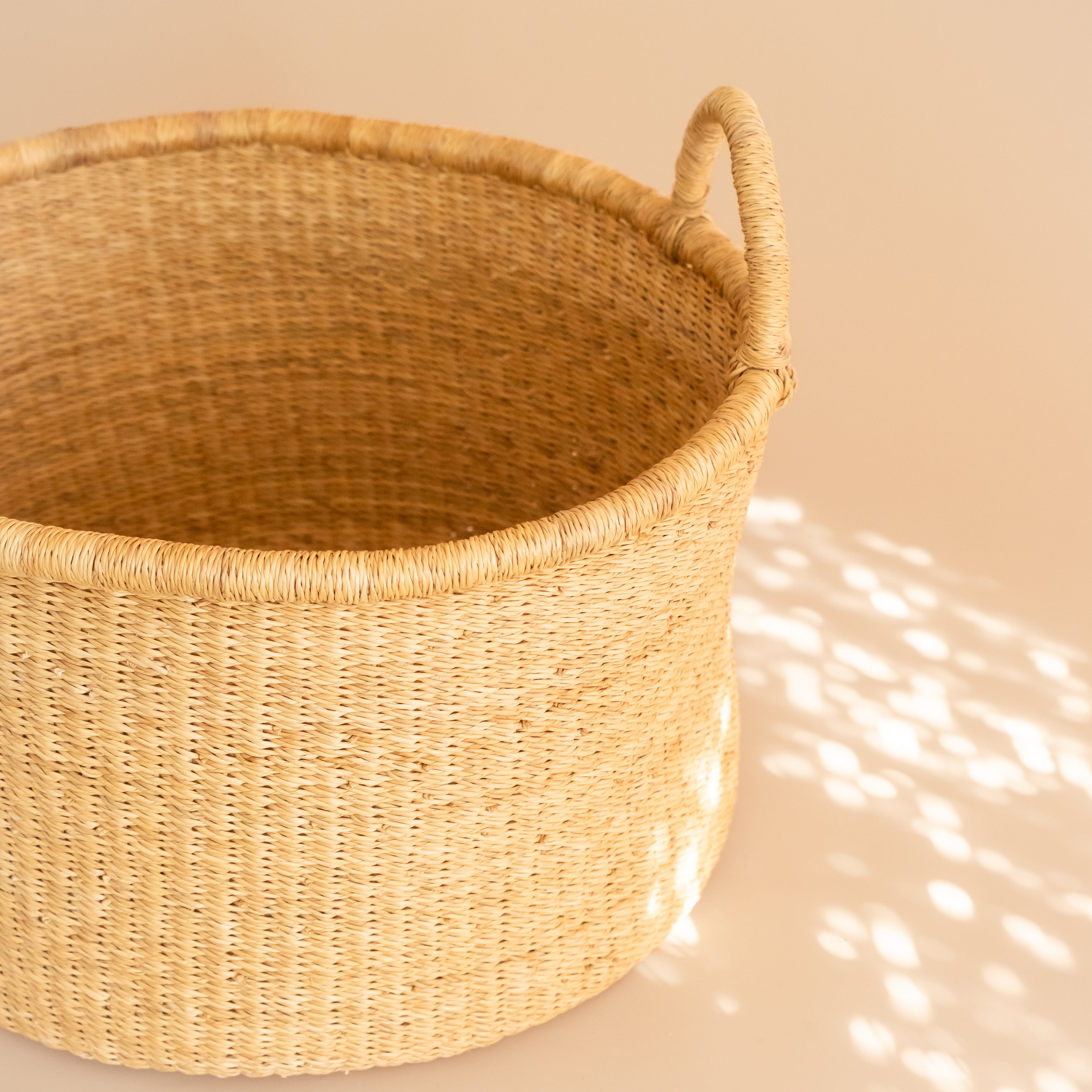 MBare Ltd Baskets Woven Round Basket Tall