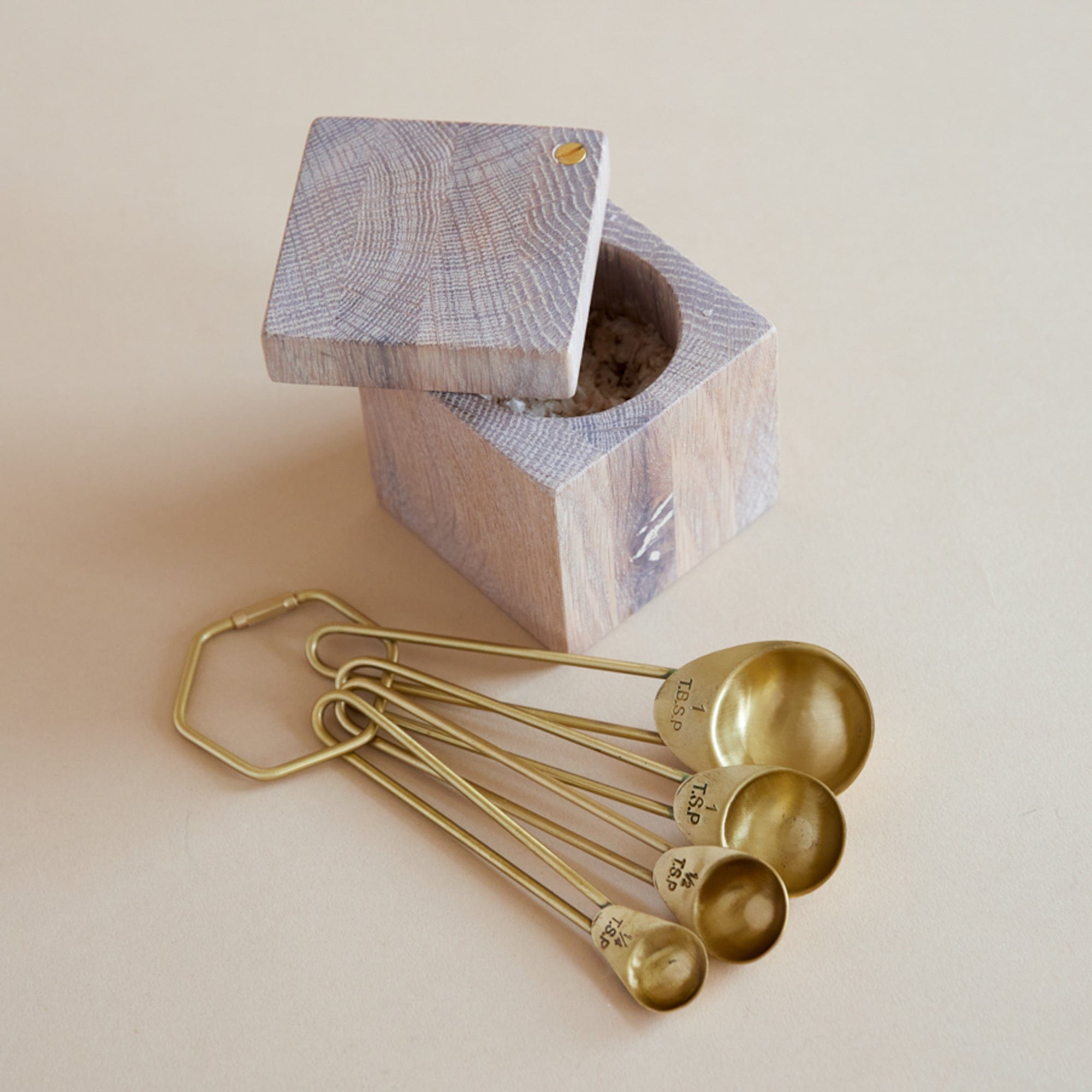 Measuring Spoons in Brass - +COOP