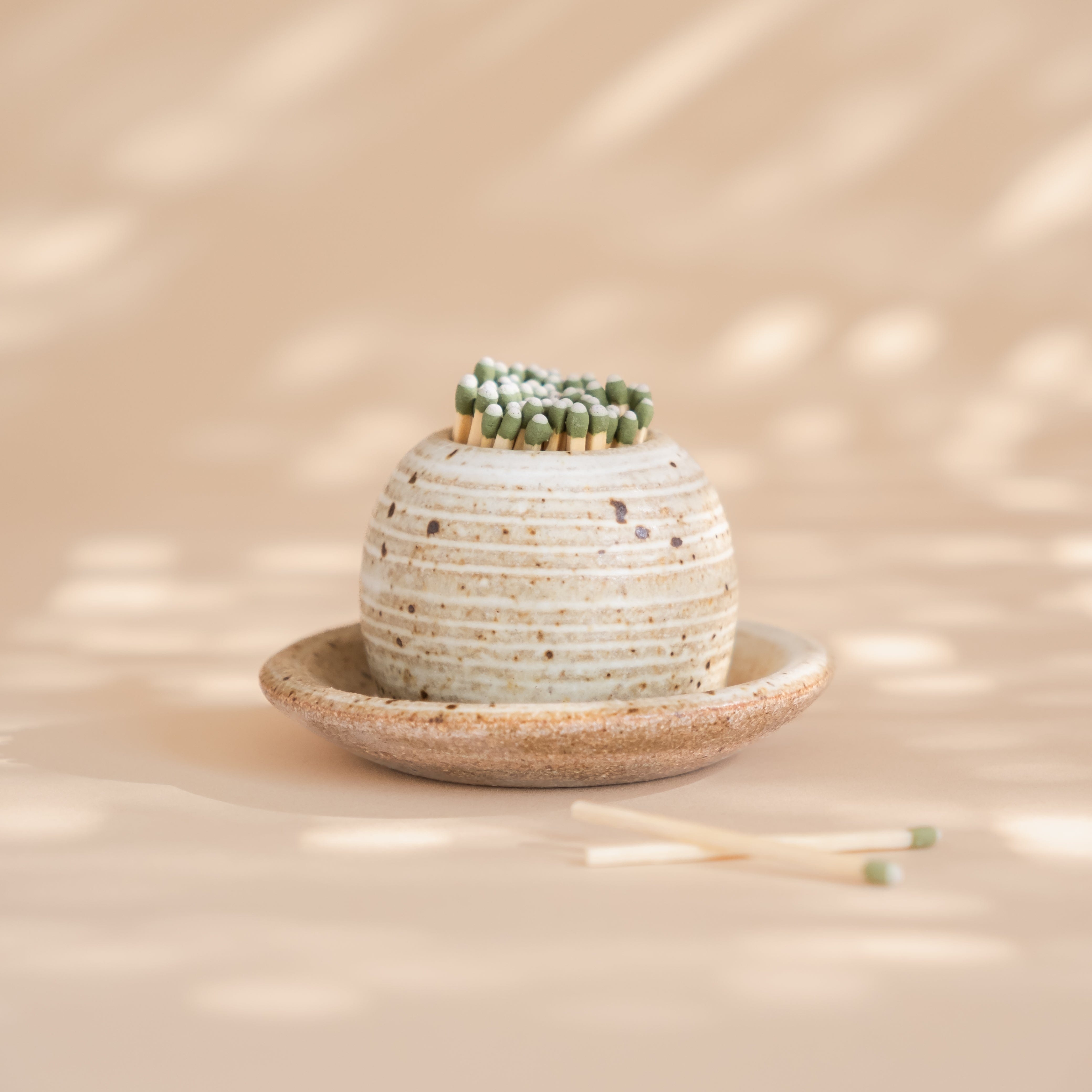 MH Ceramics Lighters + Matches Match Striker in Alabaster