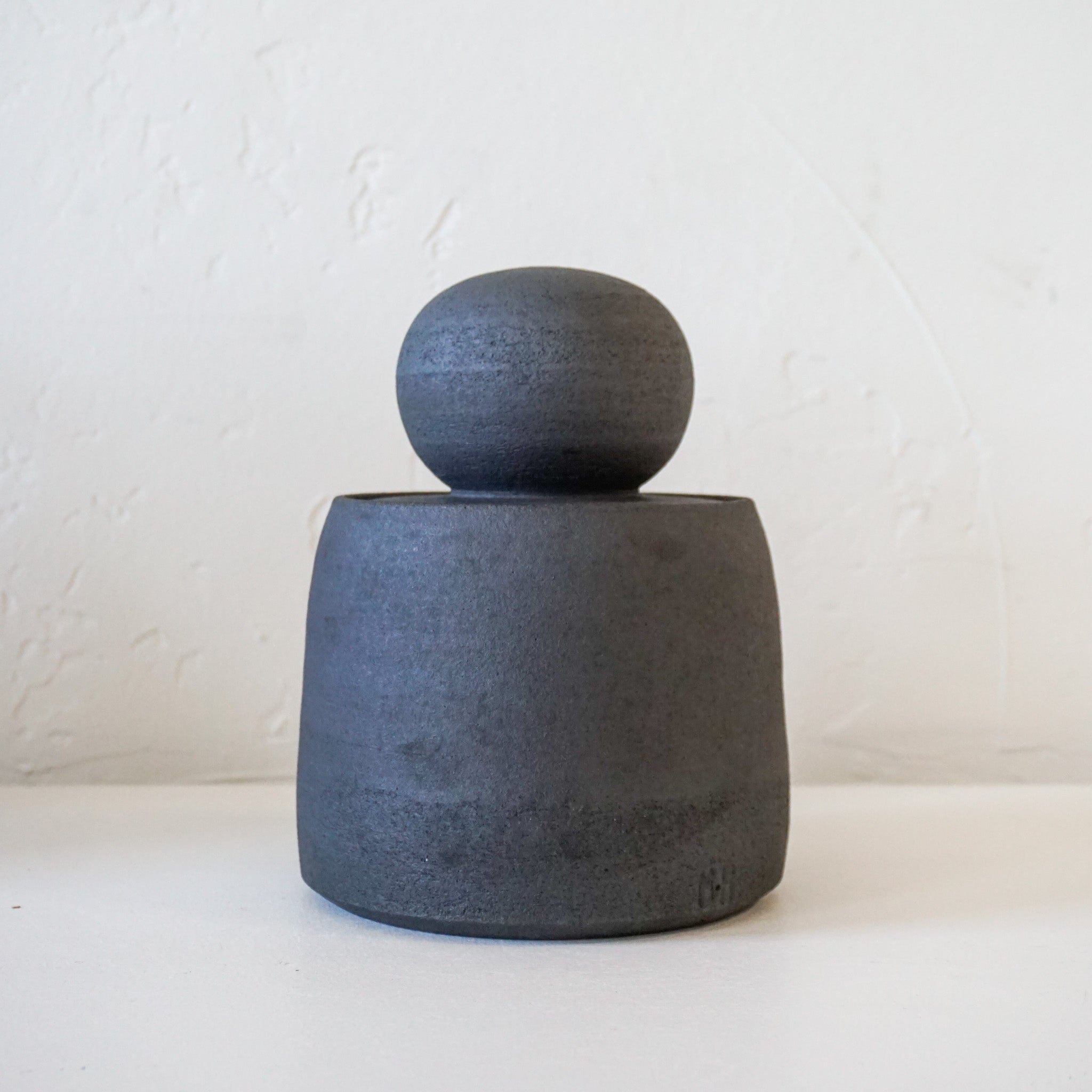 MH Ceramics Trays + Catchalls Charcoal / Large Stash Jars