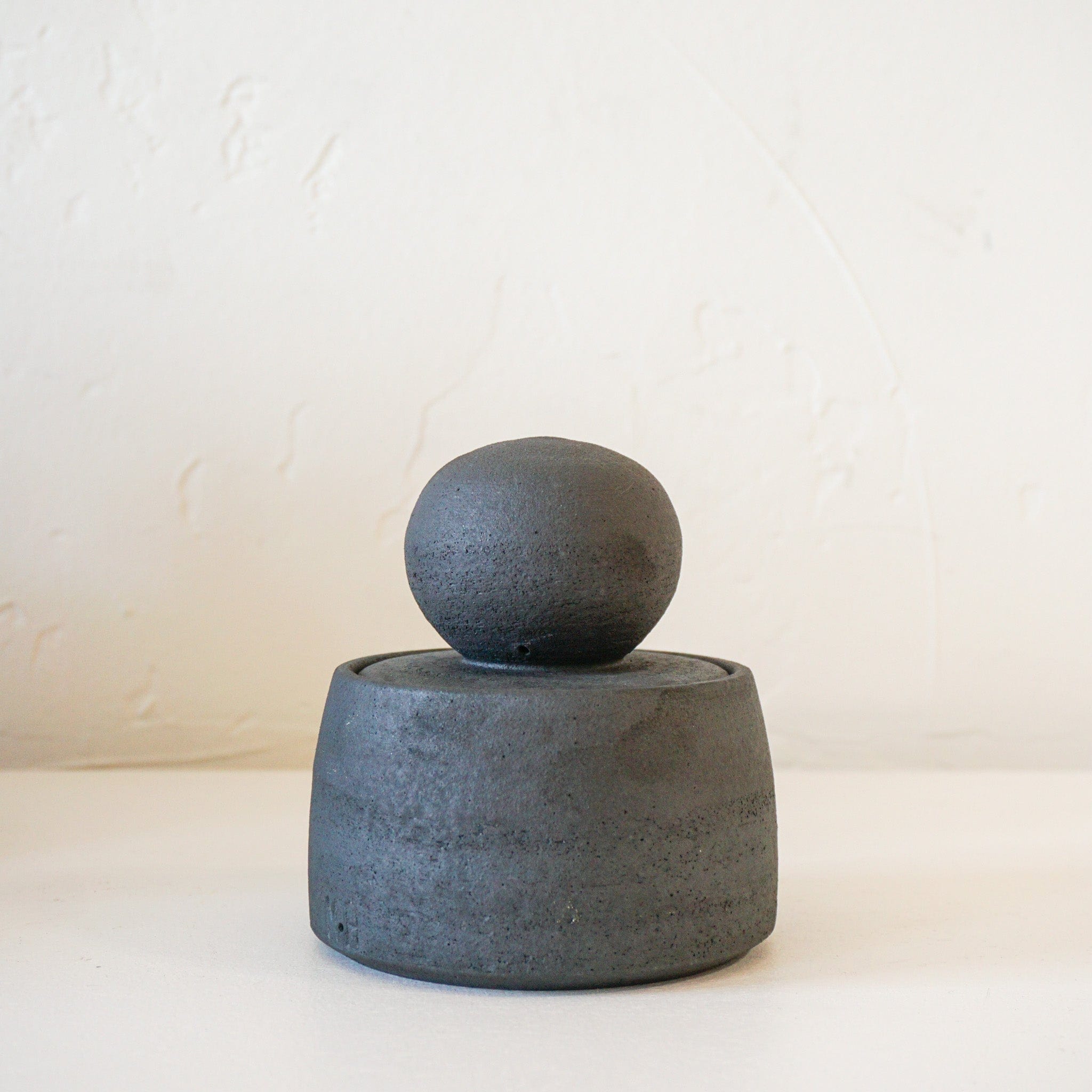 MH Ceramics Trays + Catchalls Charcoal / Small Stash Jars