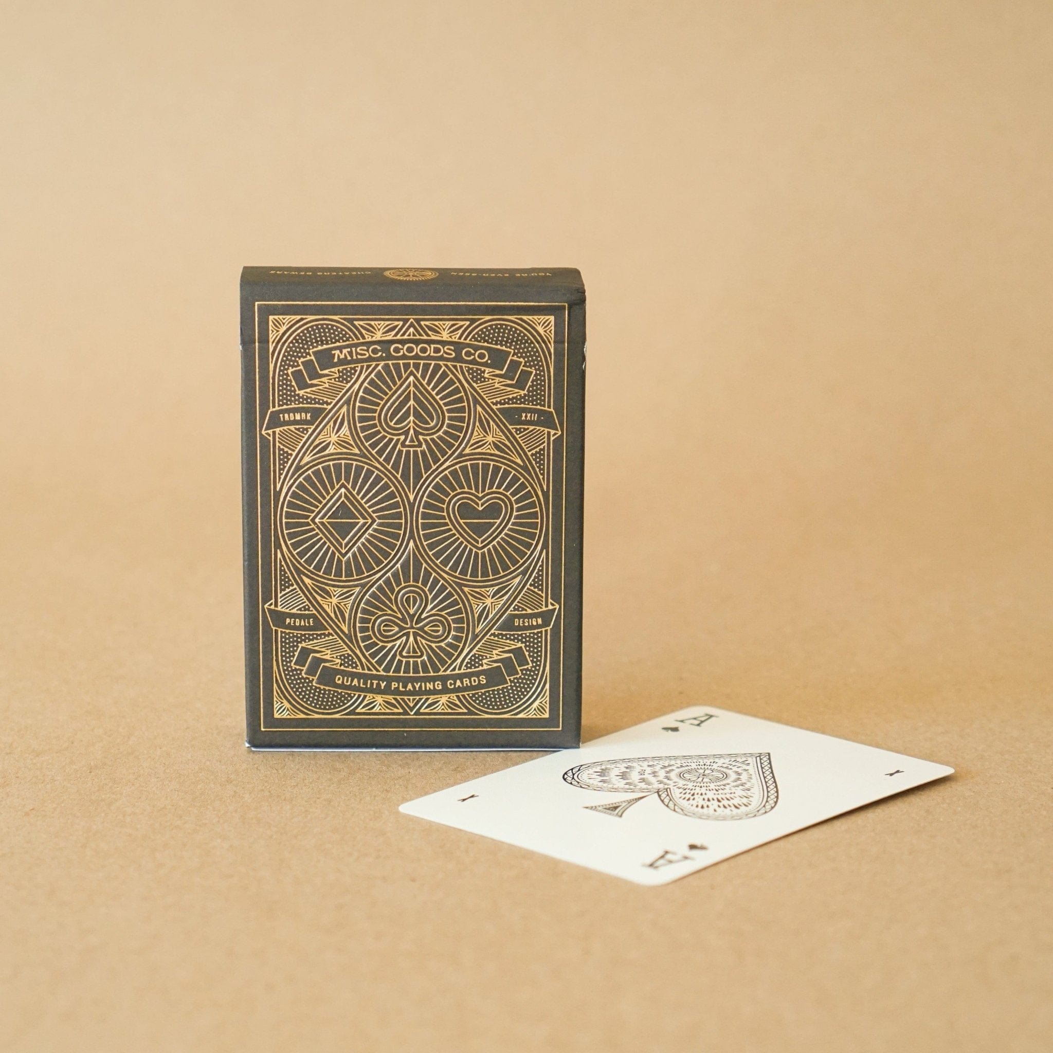 Misc Goods Co. Games Black Playing Cards