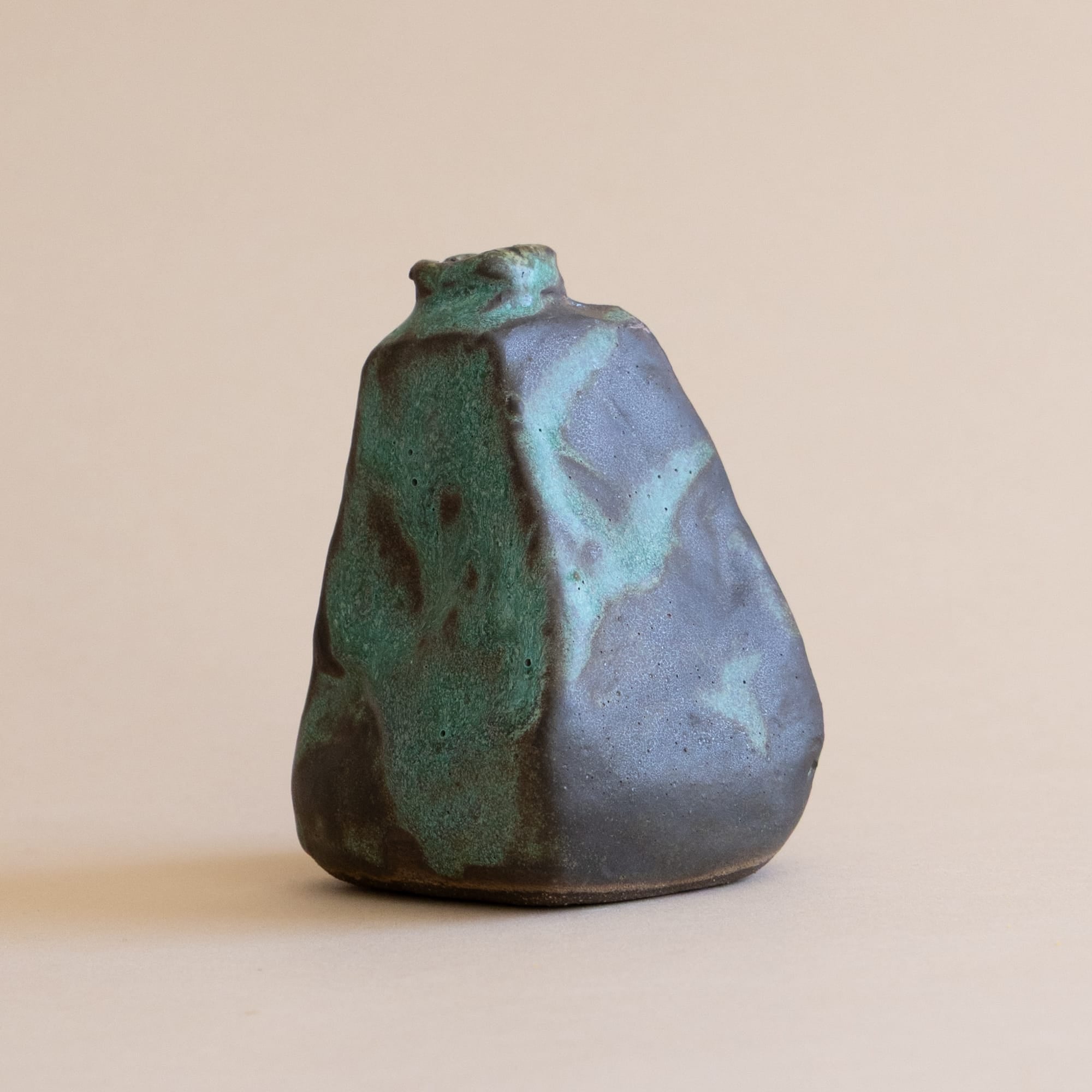 Mondays Bud Vase Short Patina Vase