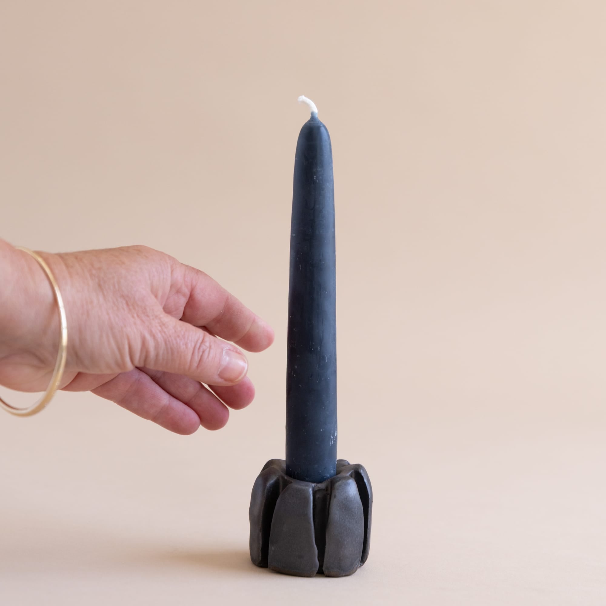 Mondays Candle Holders Ribbed Candleholder