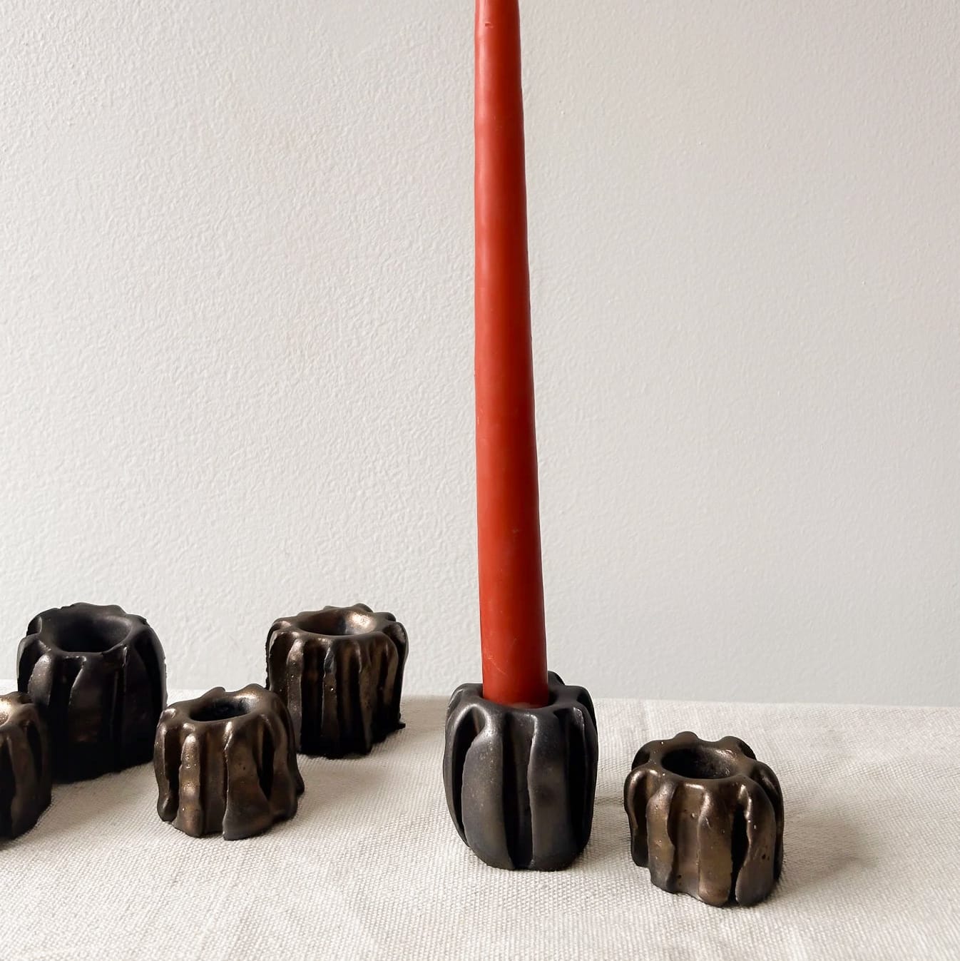 Mondays Candle Holders Ribbed Candleholder