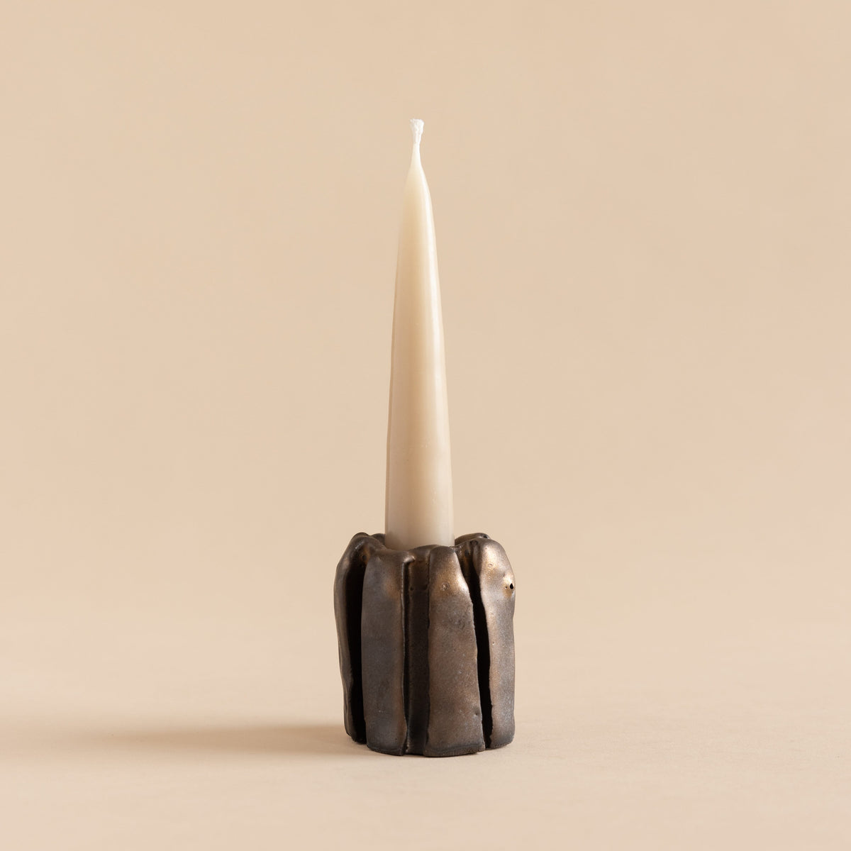 Mondays Candle Holders Ribbed Candleholder