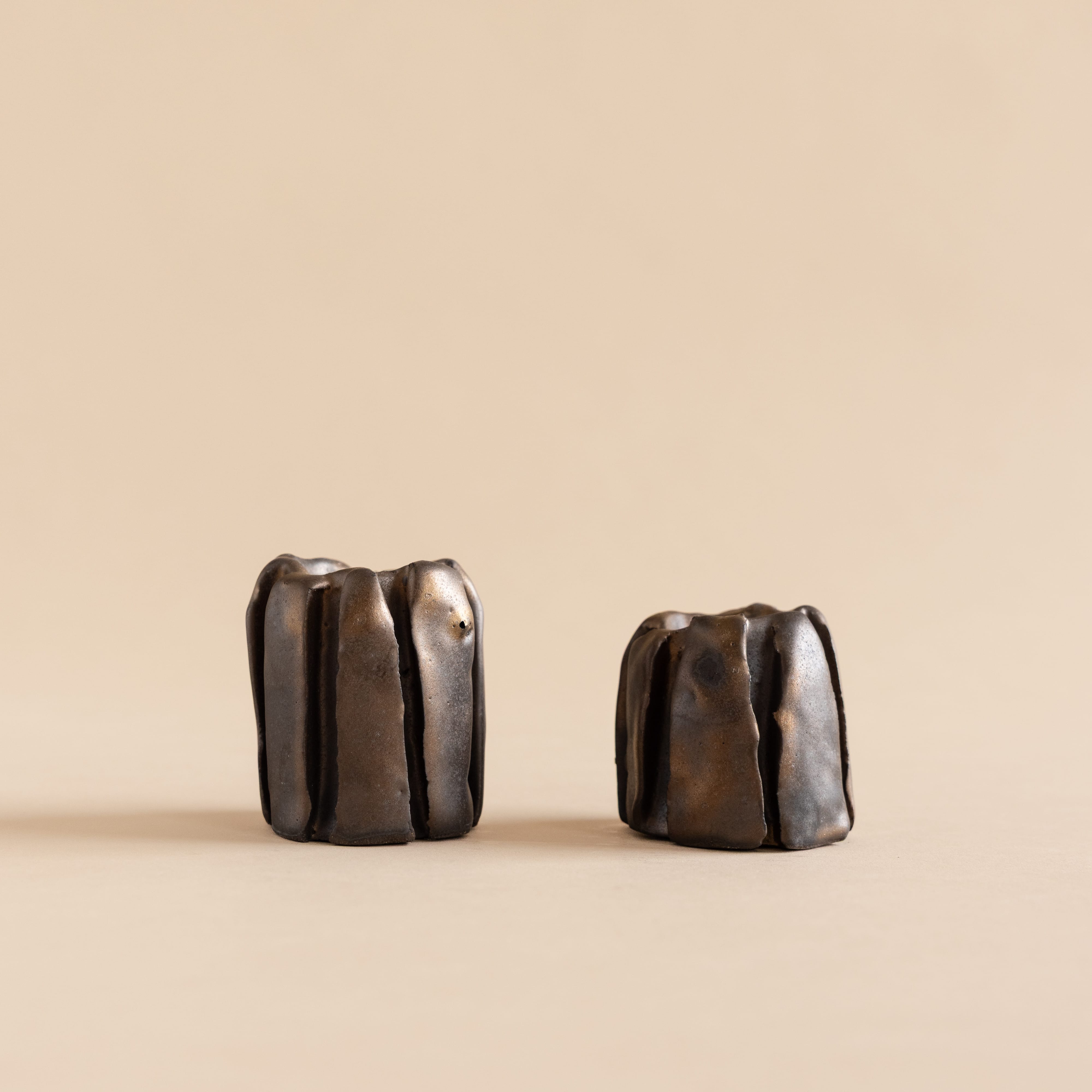 Mondays Candle Holders Ribbed Candleholder