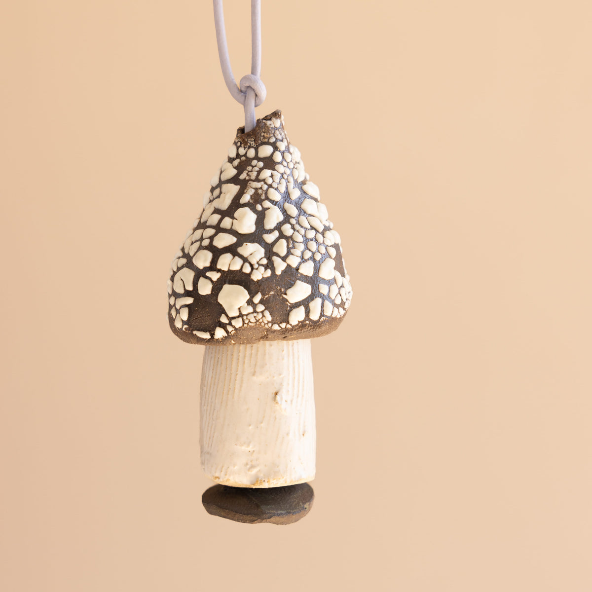 Mondays Seasonal Brown Ceramic Mushroom Ornament