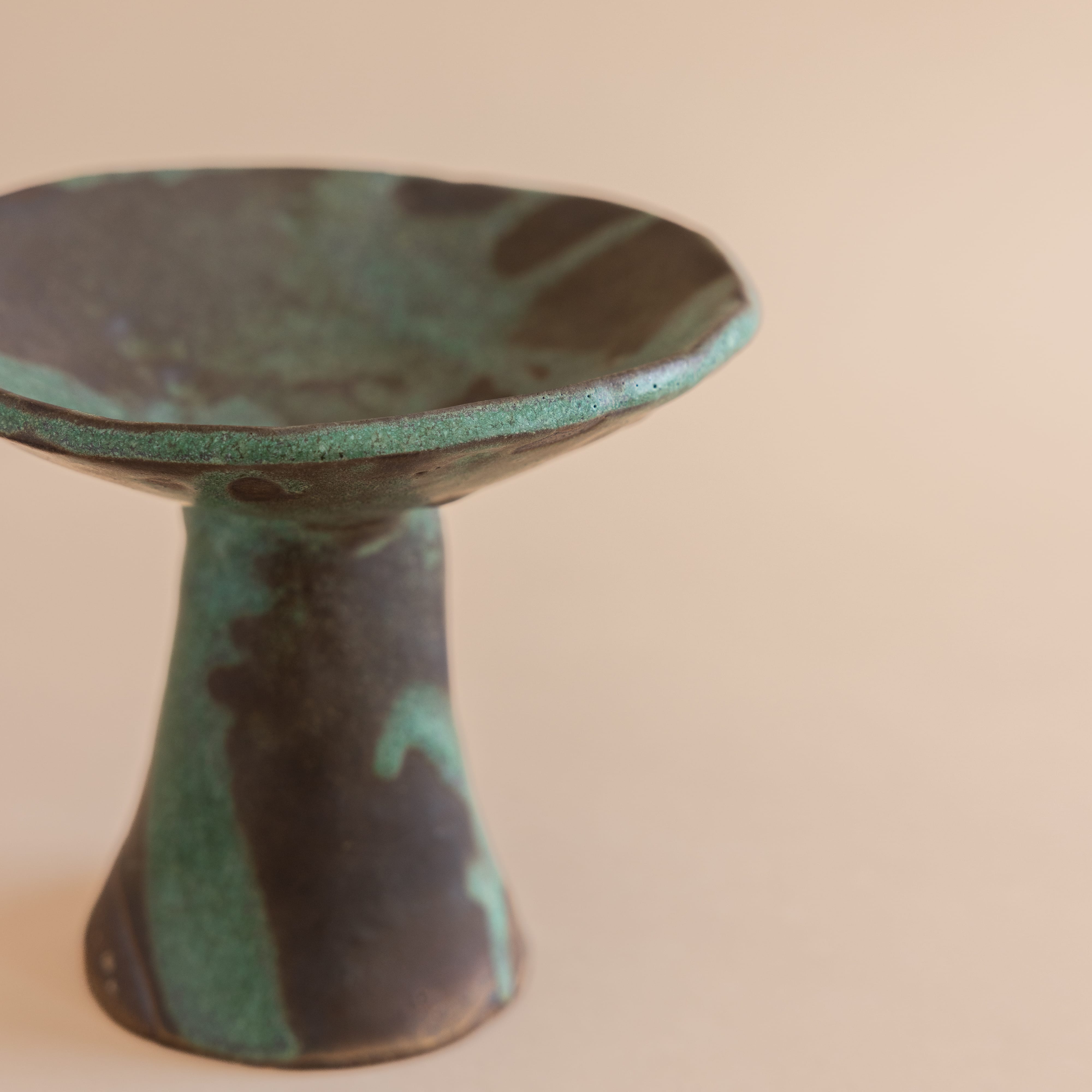 Mondays Trays + Catchalls Ceramic Pedestal Bowl