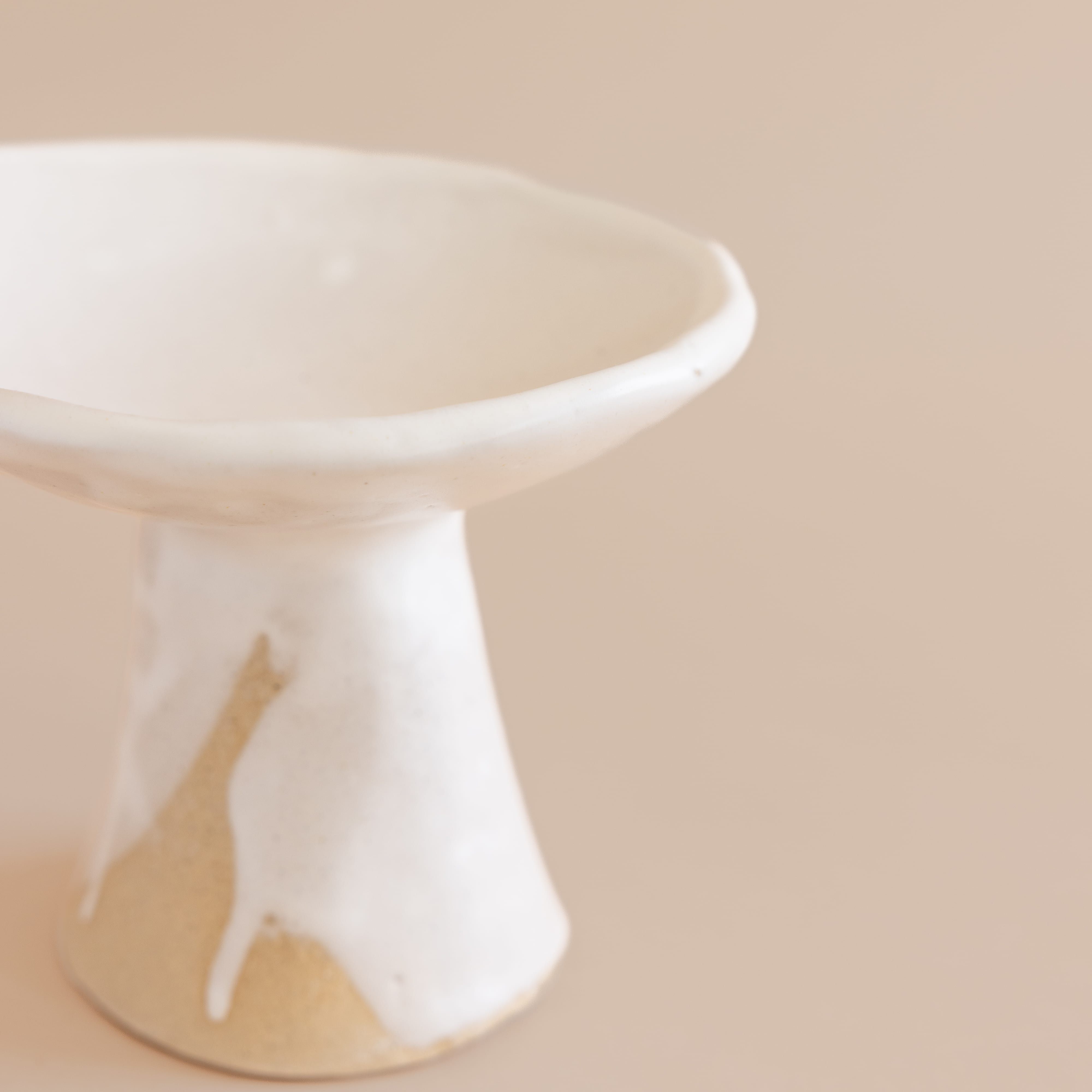 Mondays Trays + Catchalls Ceramic Pedestal Bowl