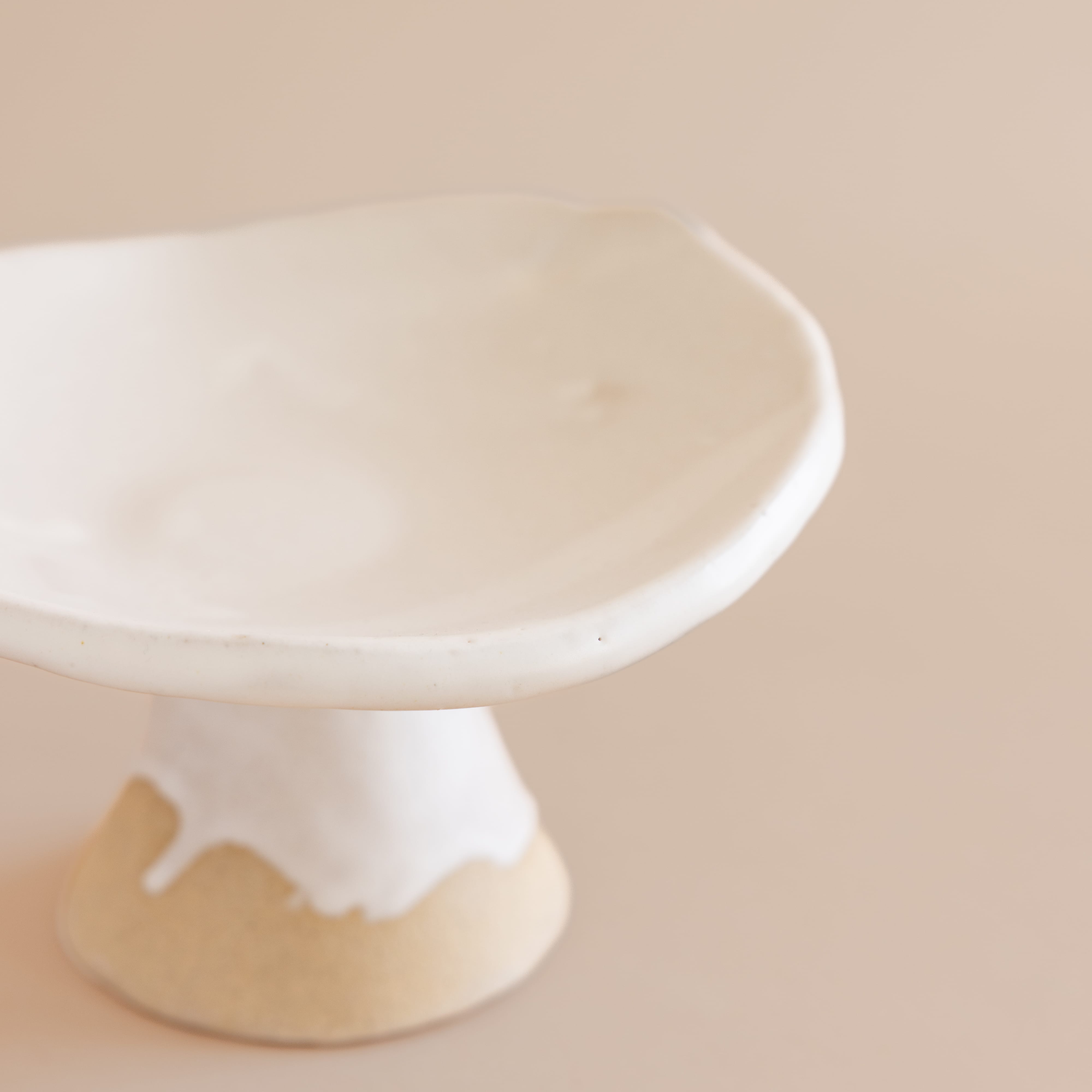 Mondays Trays + Catchalls Ceramic Pedestal Bowl