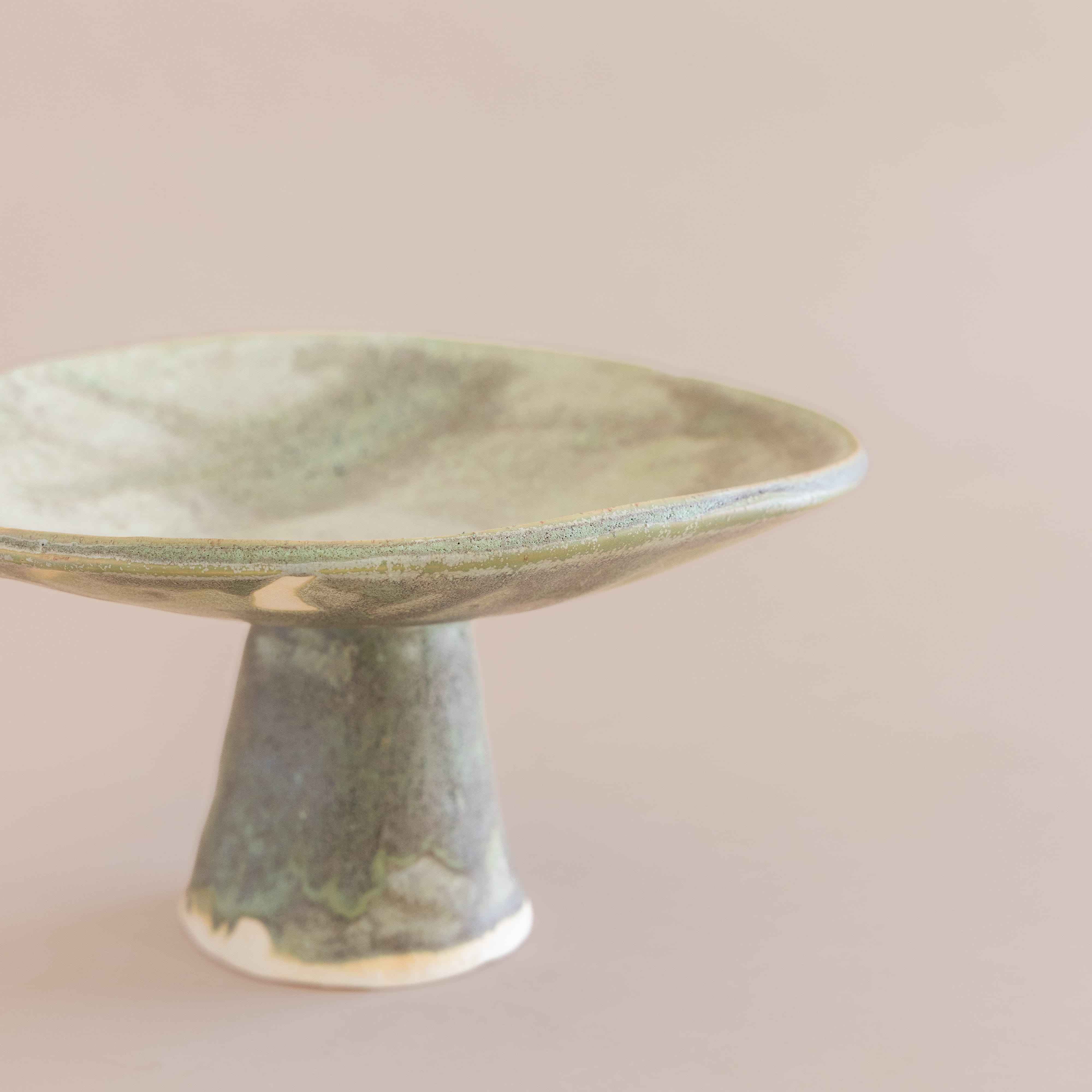 Mondays Trays + Catchalls Ceramic Pedestal Bowl