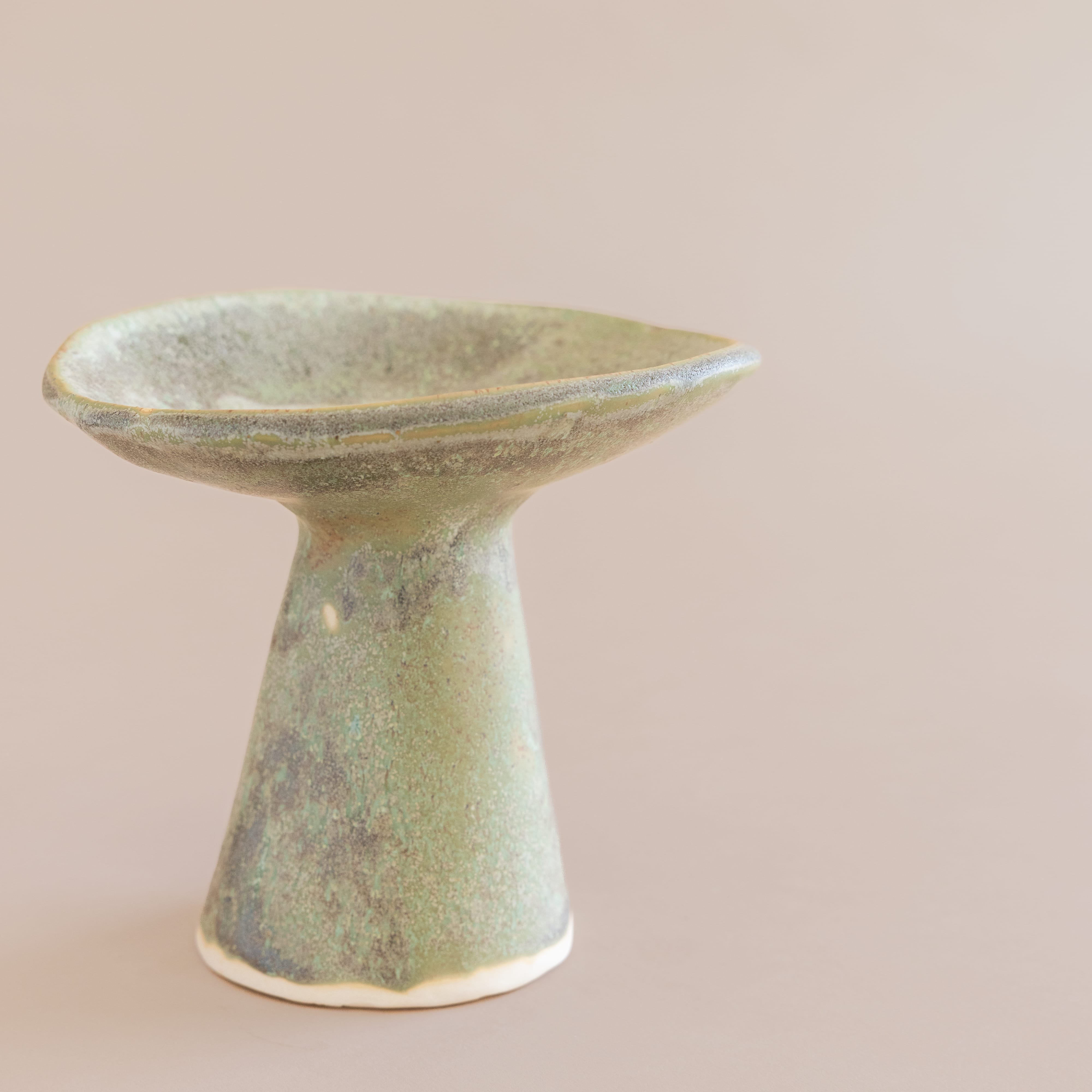 Mondays Trays + Catchalls Ceramic Pedestal Bowl